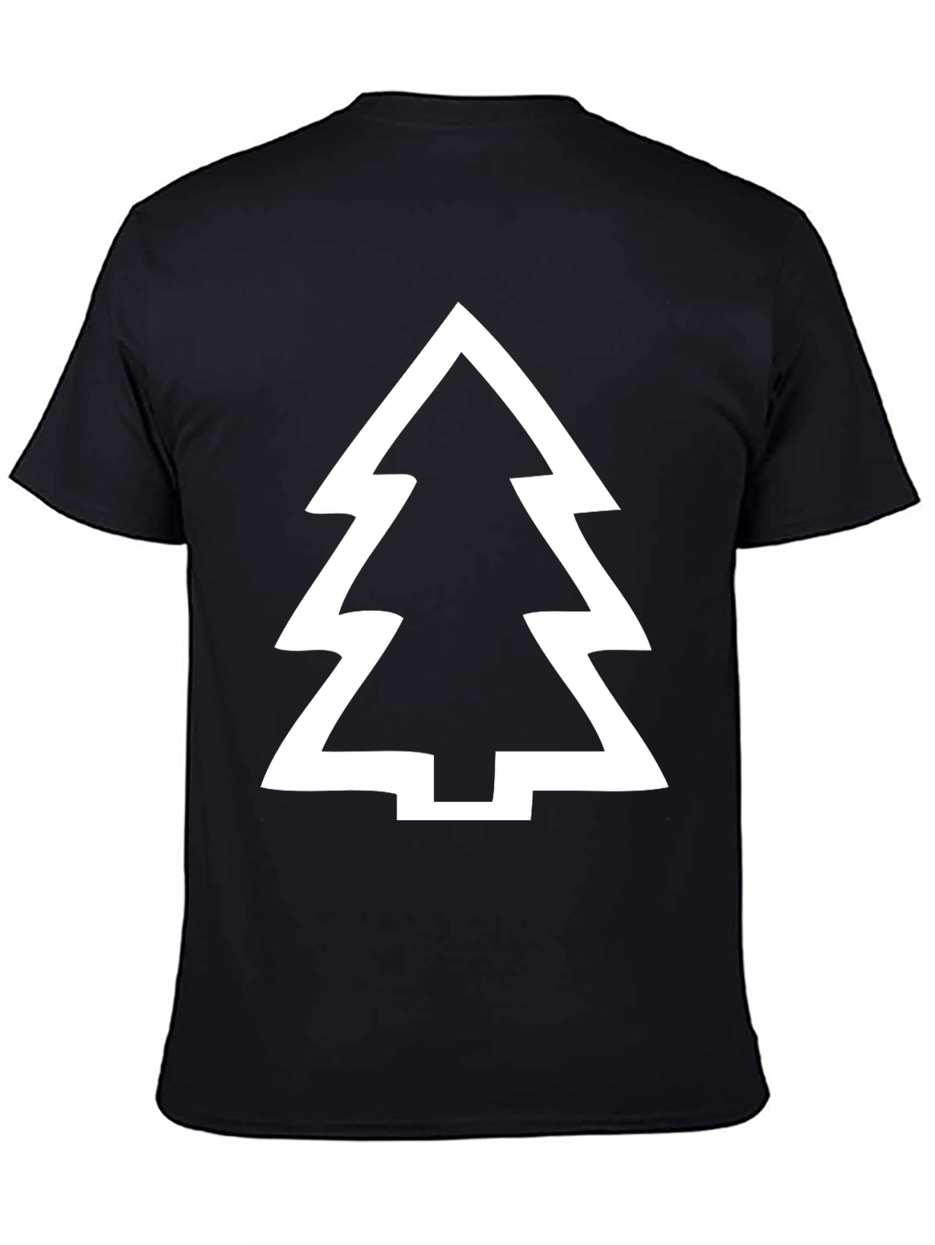 Modern Tree Graphic T-Shirt