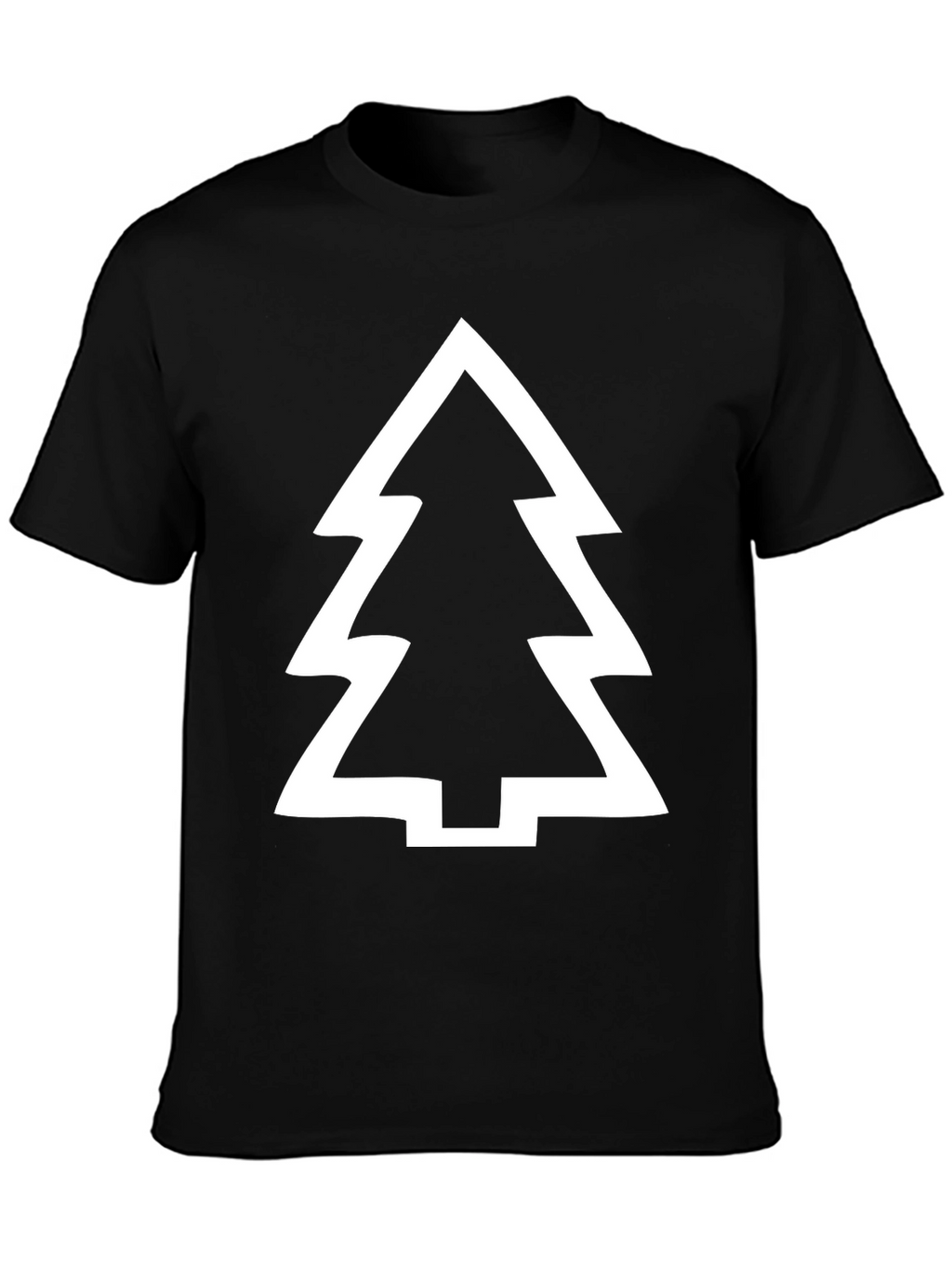 Modern Tree Graphic T-Shirt