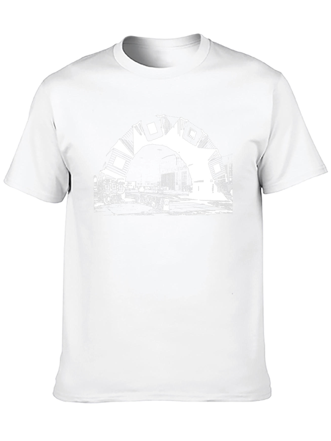 Graphic Print Black T-Shirt