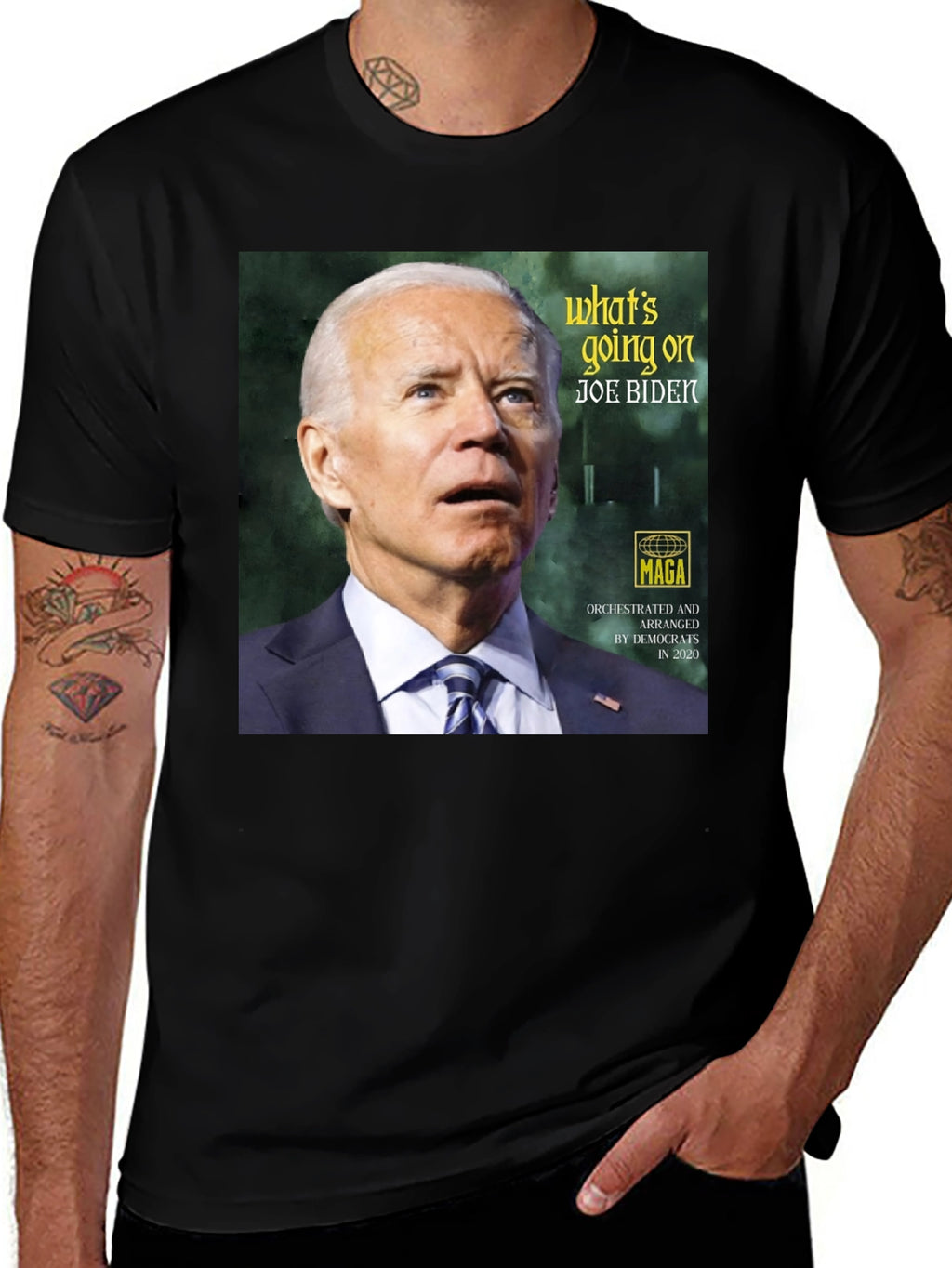 Joe Biden Whats Going On Graphic Tee - Unisex