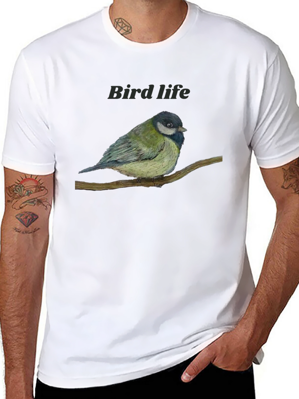 Bird Life Graphic Tee - Nature Lovers T-Shirt