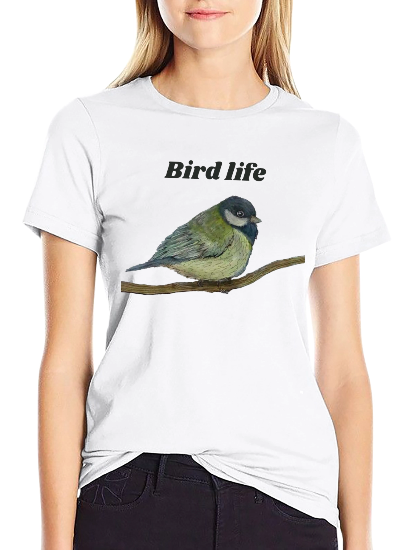 Bird Life Graphic Tee - Nature Lovers T-Shirt