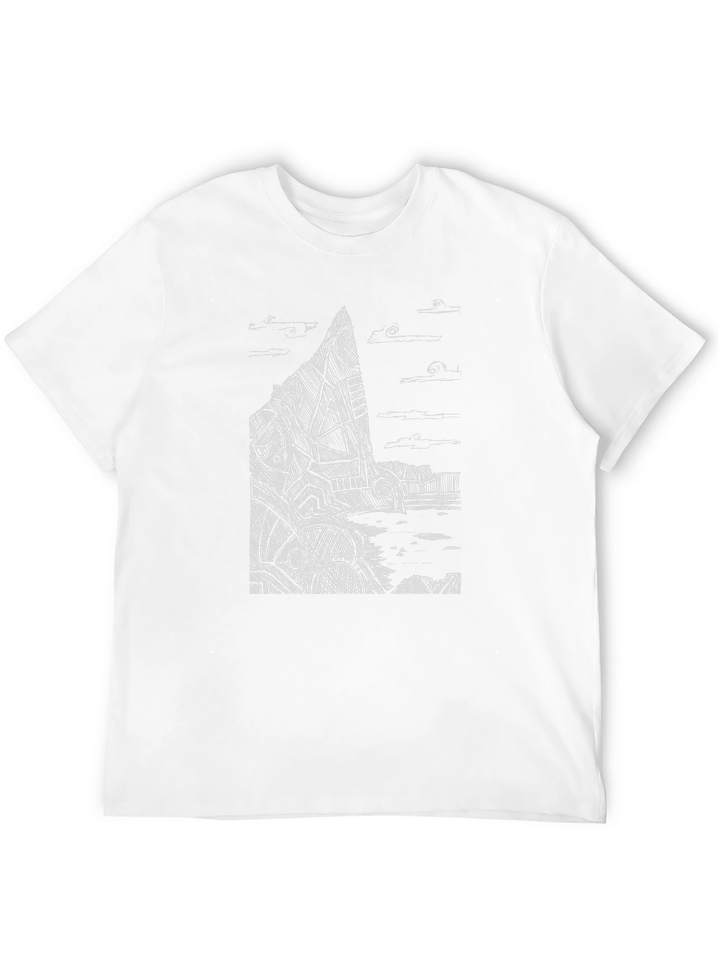Abstract Architect Tee - Mens Black Graphic T-Shirt