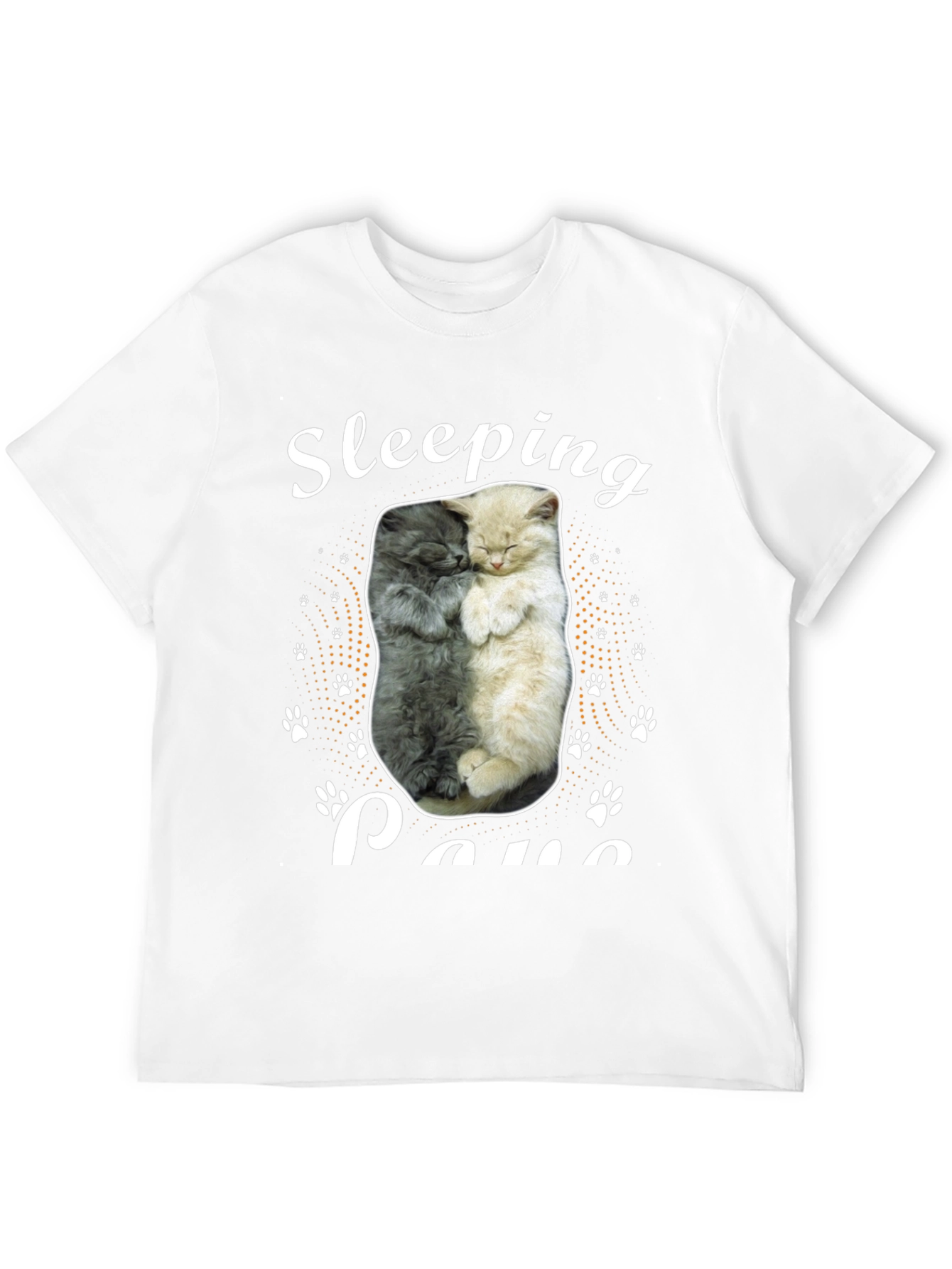 Sleeping Cats Graphic Tee - Cute Animal Lover Shirt