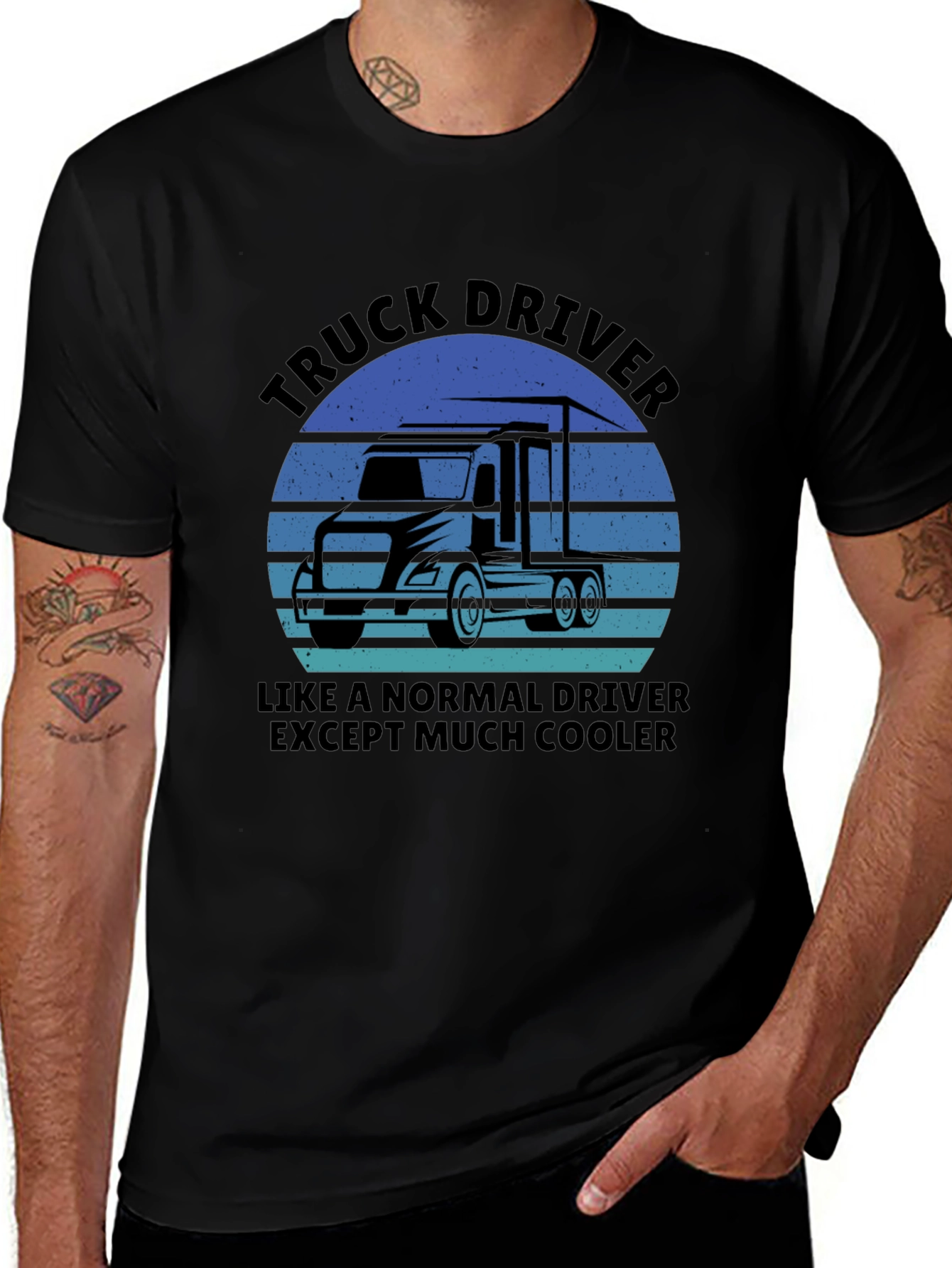 Truck Driver Cool Graphic T-Shirt