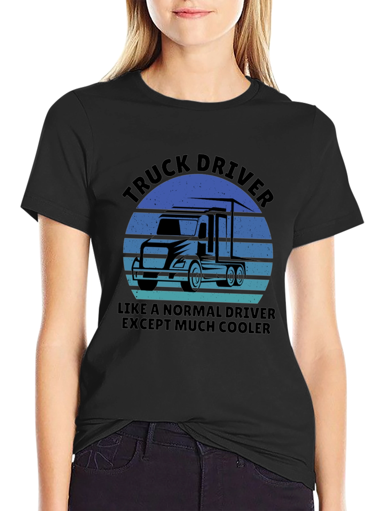 Truck Driver Cool Graphic T-Shirt