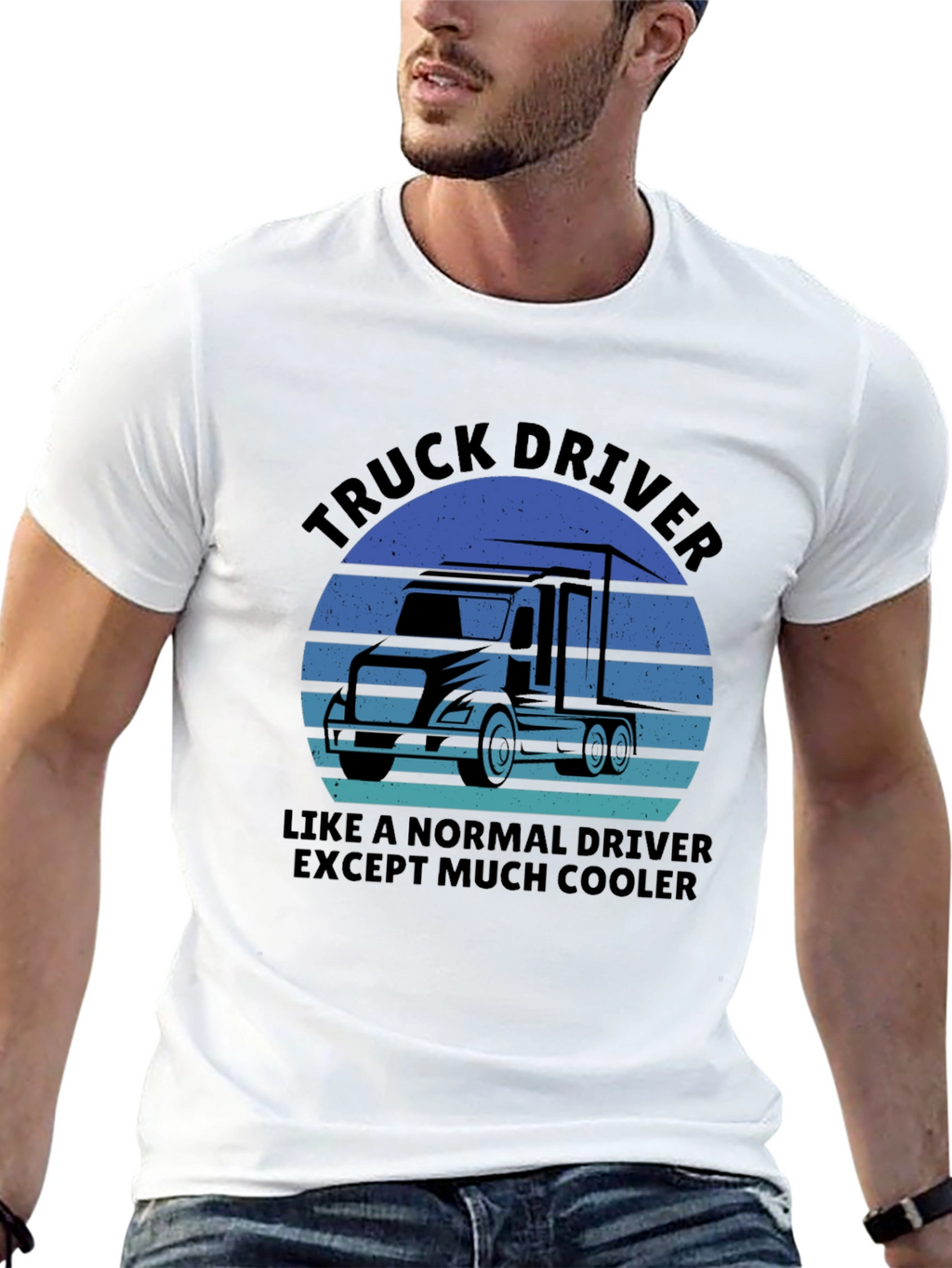Truck Driver Cool Graphic T-Shirt