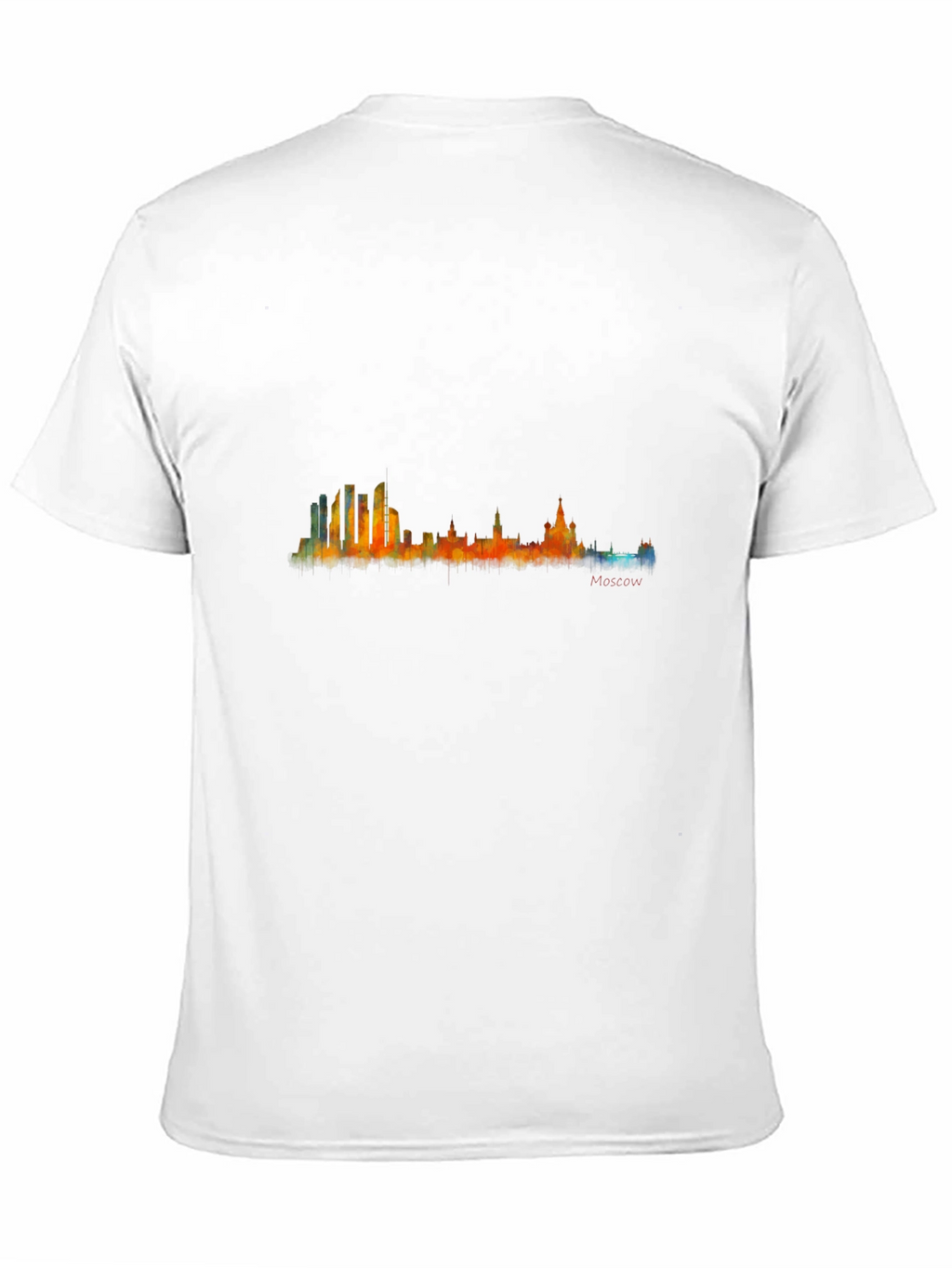 Moscow Skyline Graphic Tee - Mens Black T-Shirt