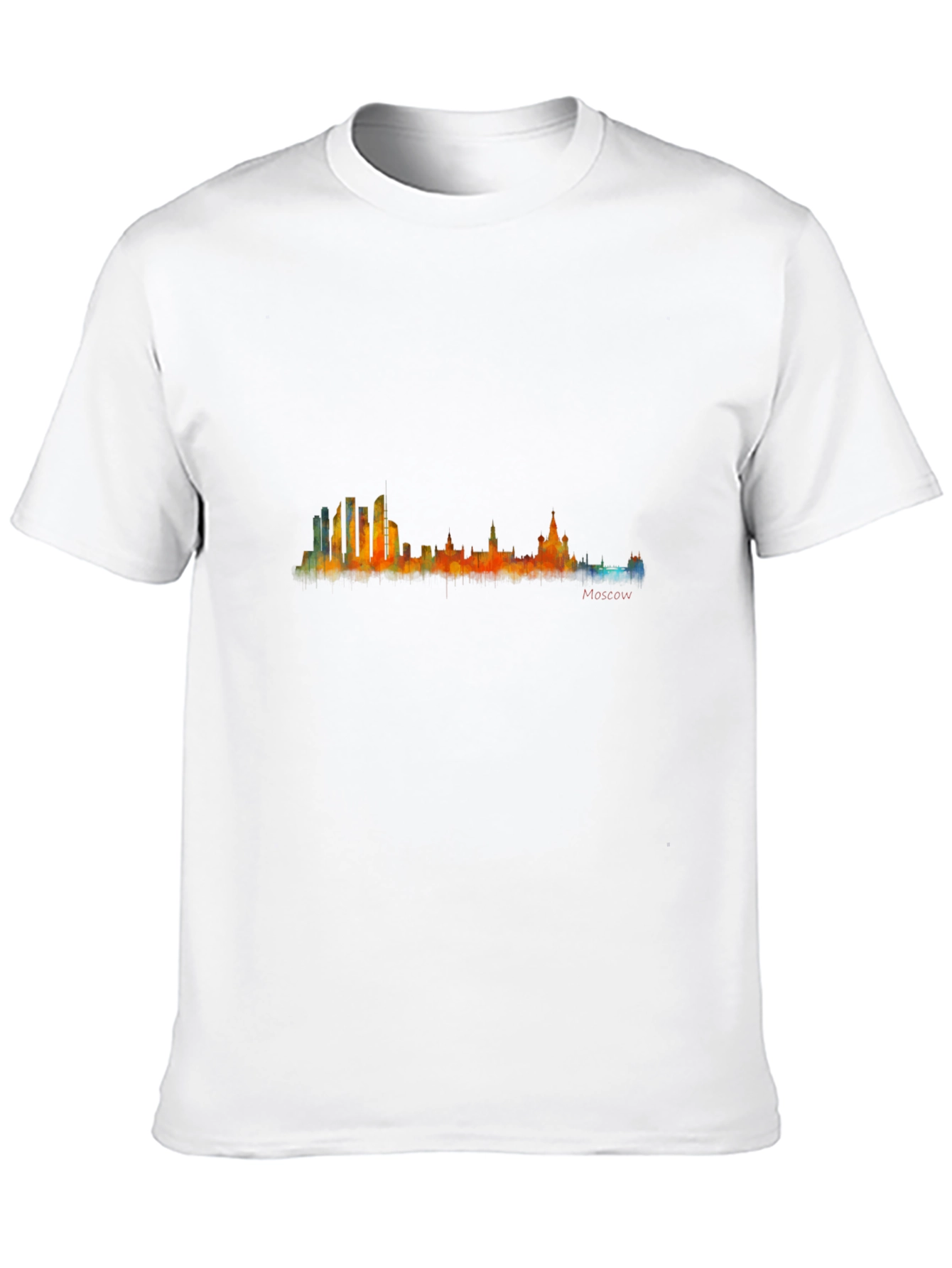 Moscow Skyline Graphic Tee - Mens Black T-Shirt