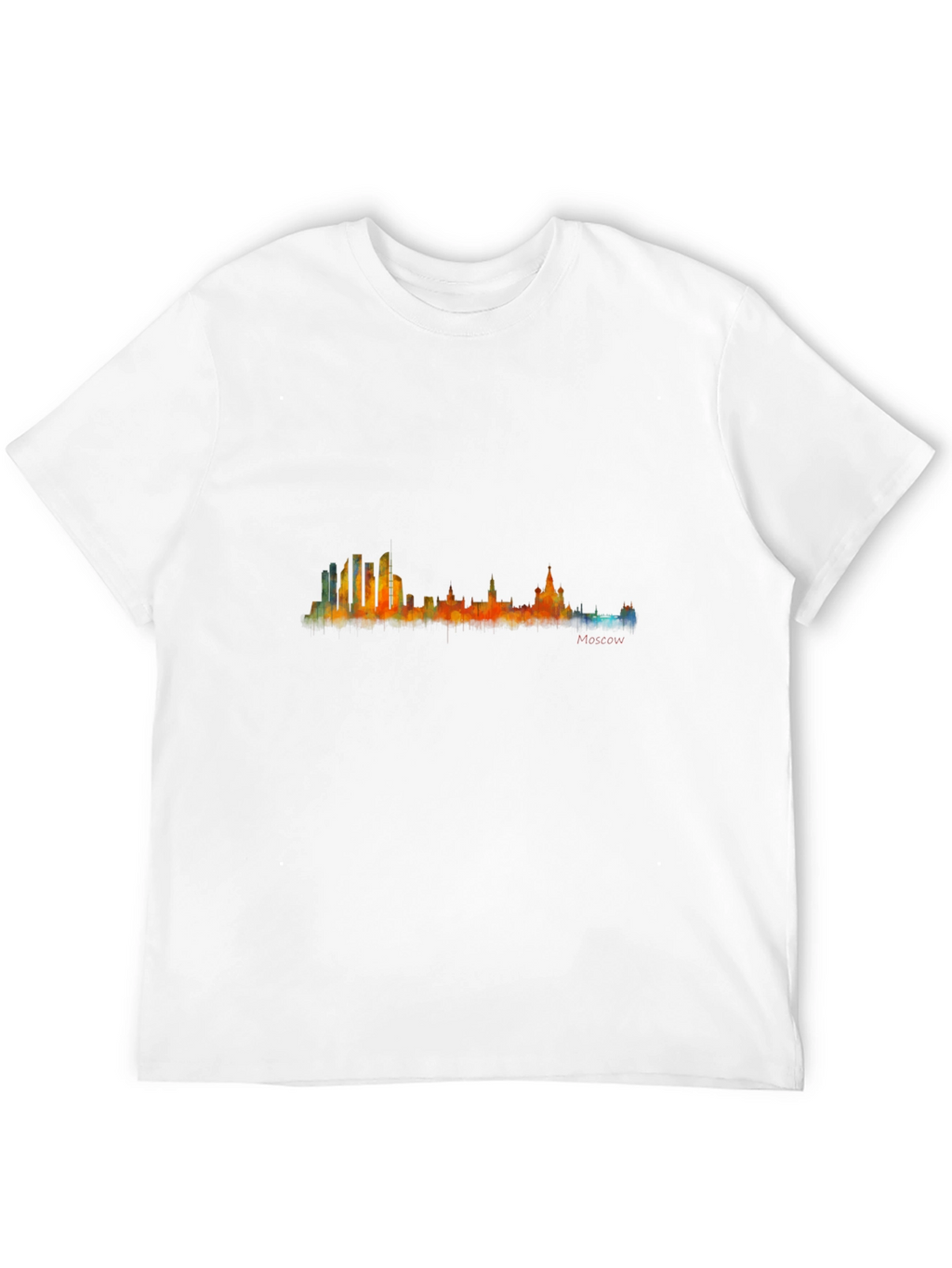 Moscow Skyline Graphic Tee - Mens Black T-Shirt