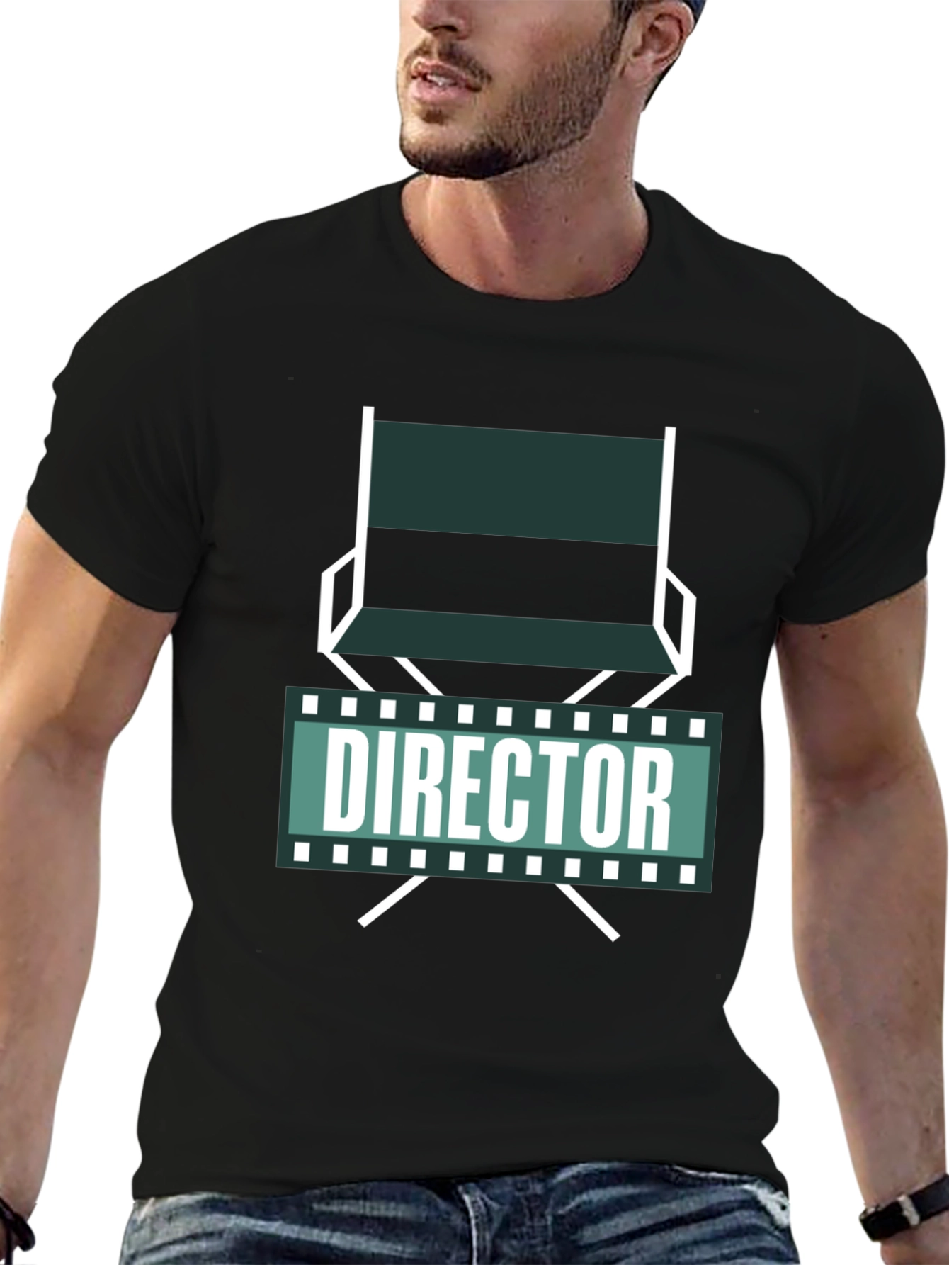Director Chair Graphic Tee - Movie Lover T-Shirt