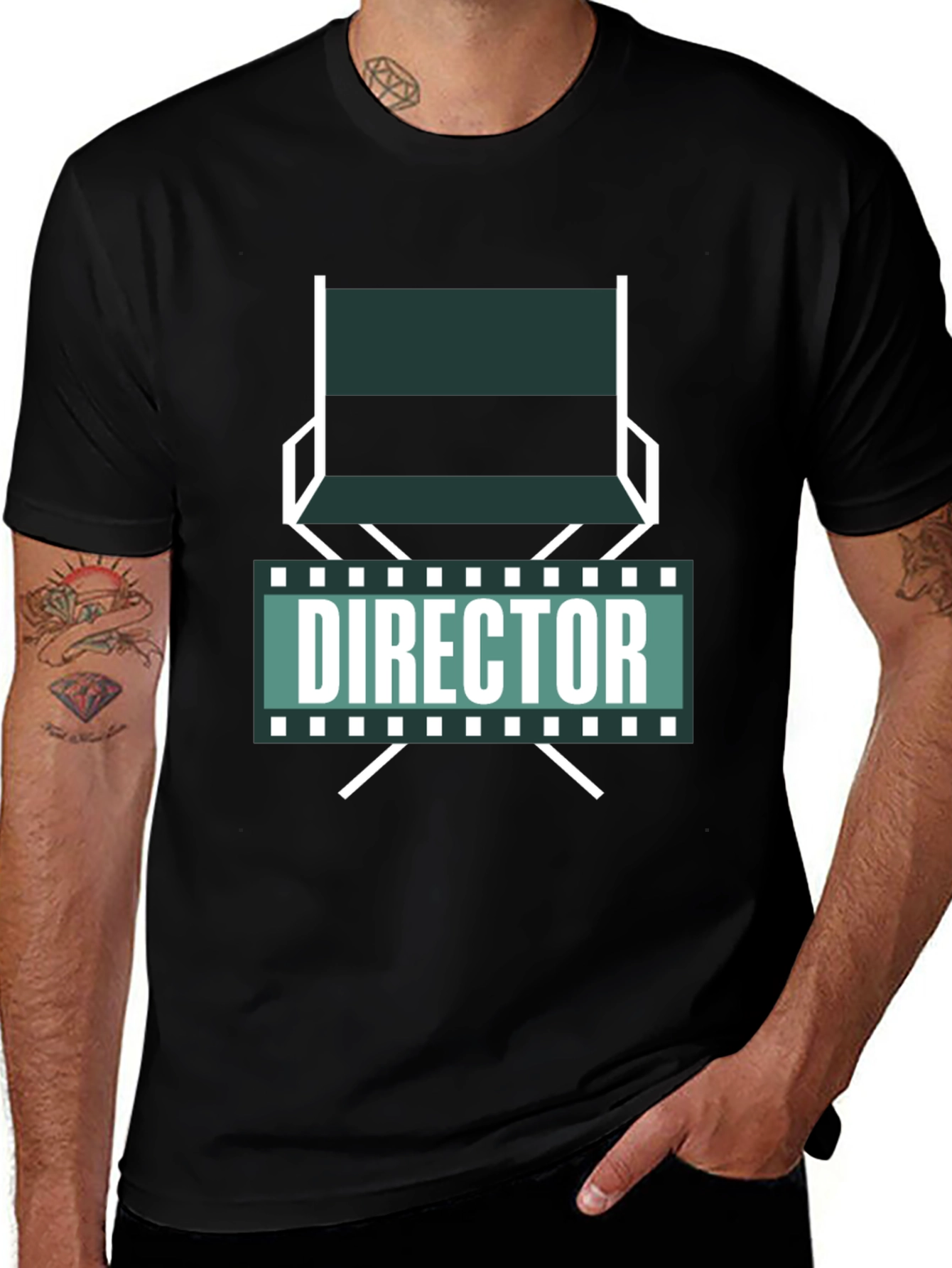Director Chair Graphic Tee - Movie Lover T-Shirt