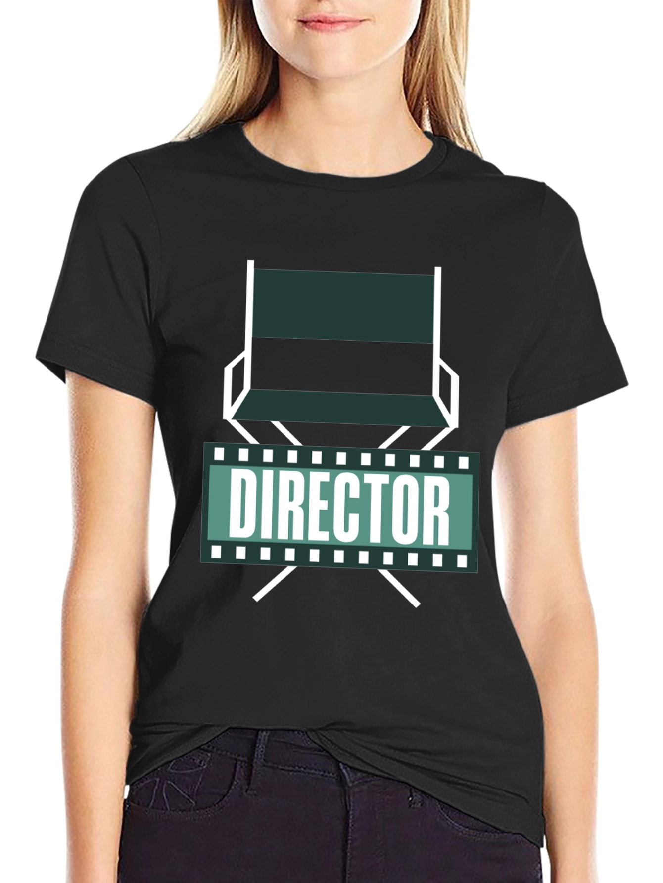 Director Chair Graphic Tee - Movie Lover T-Shirt