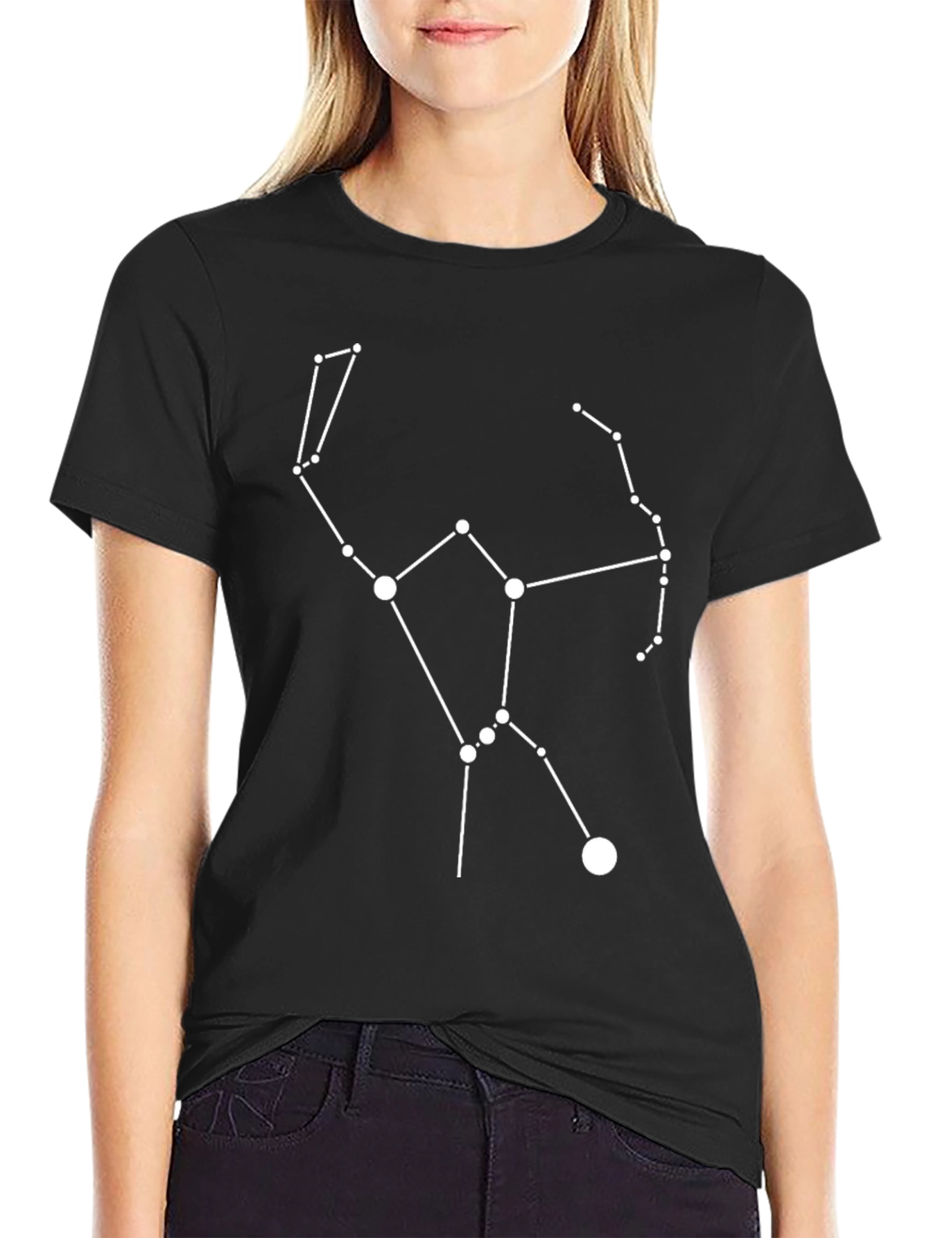 Orion Constellation Graphic Tee - Astronomy Black T-Shirt