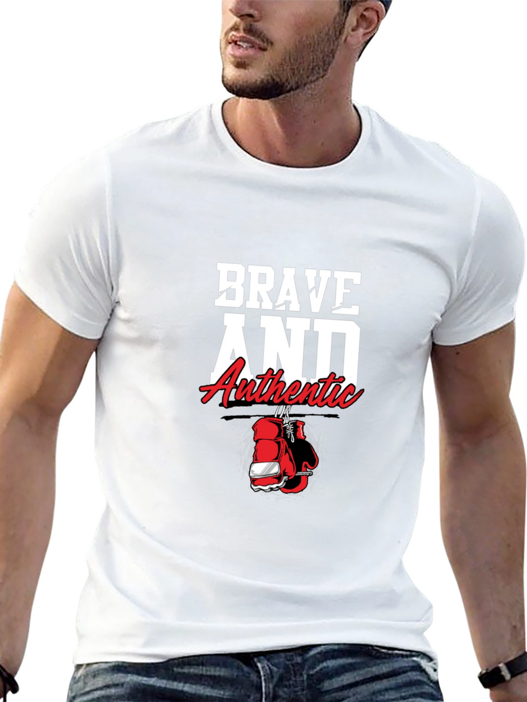 Brave and Authentic Graphic Tee