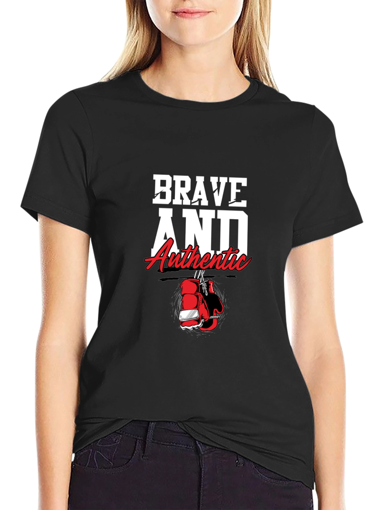 Brave and Authentic Graphic Tee