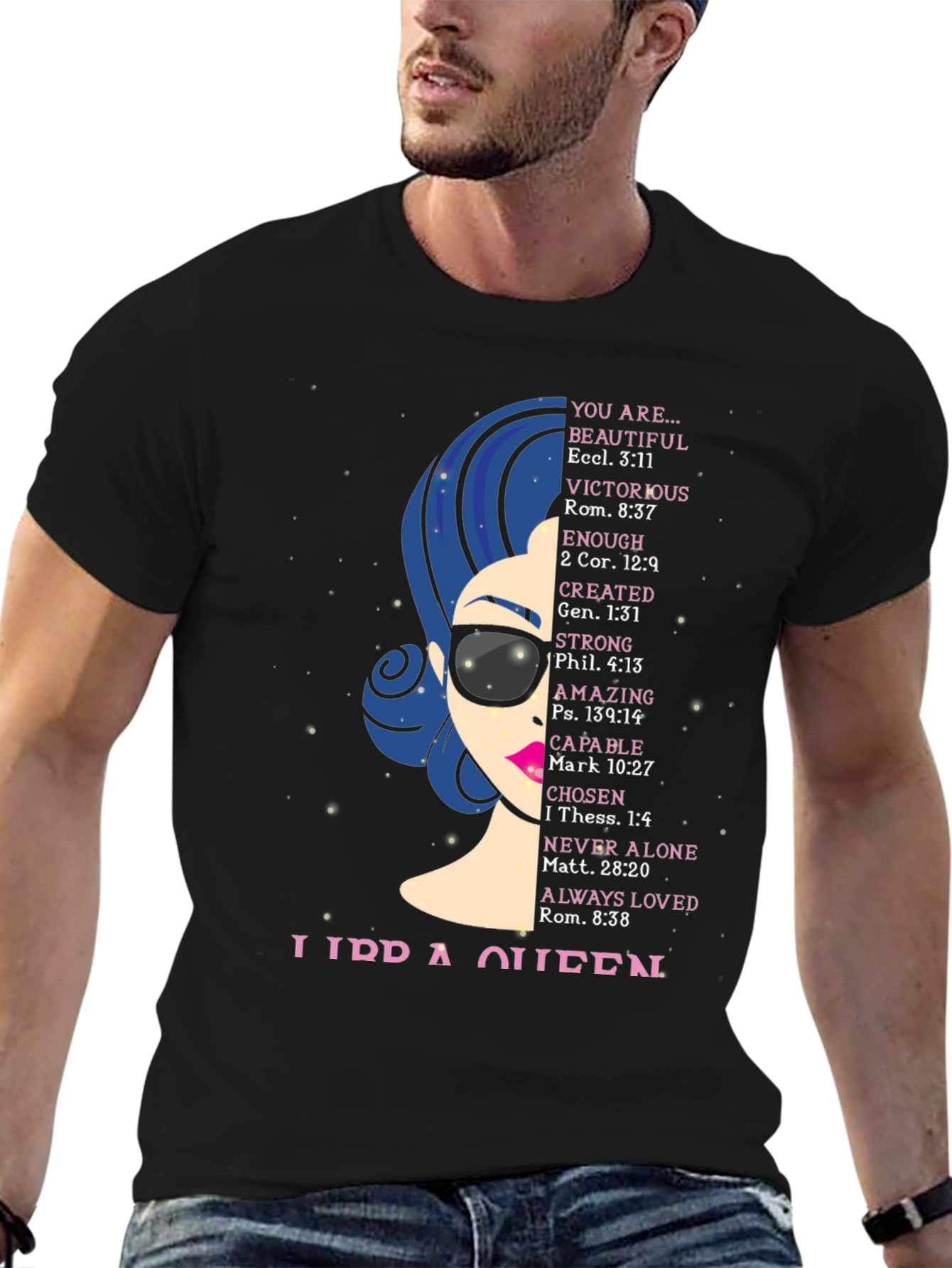 Libra Queen Graphic T-Shirt - Zodiac Birthday Gift