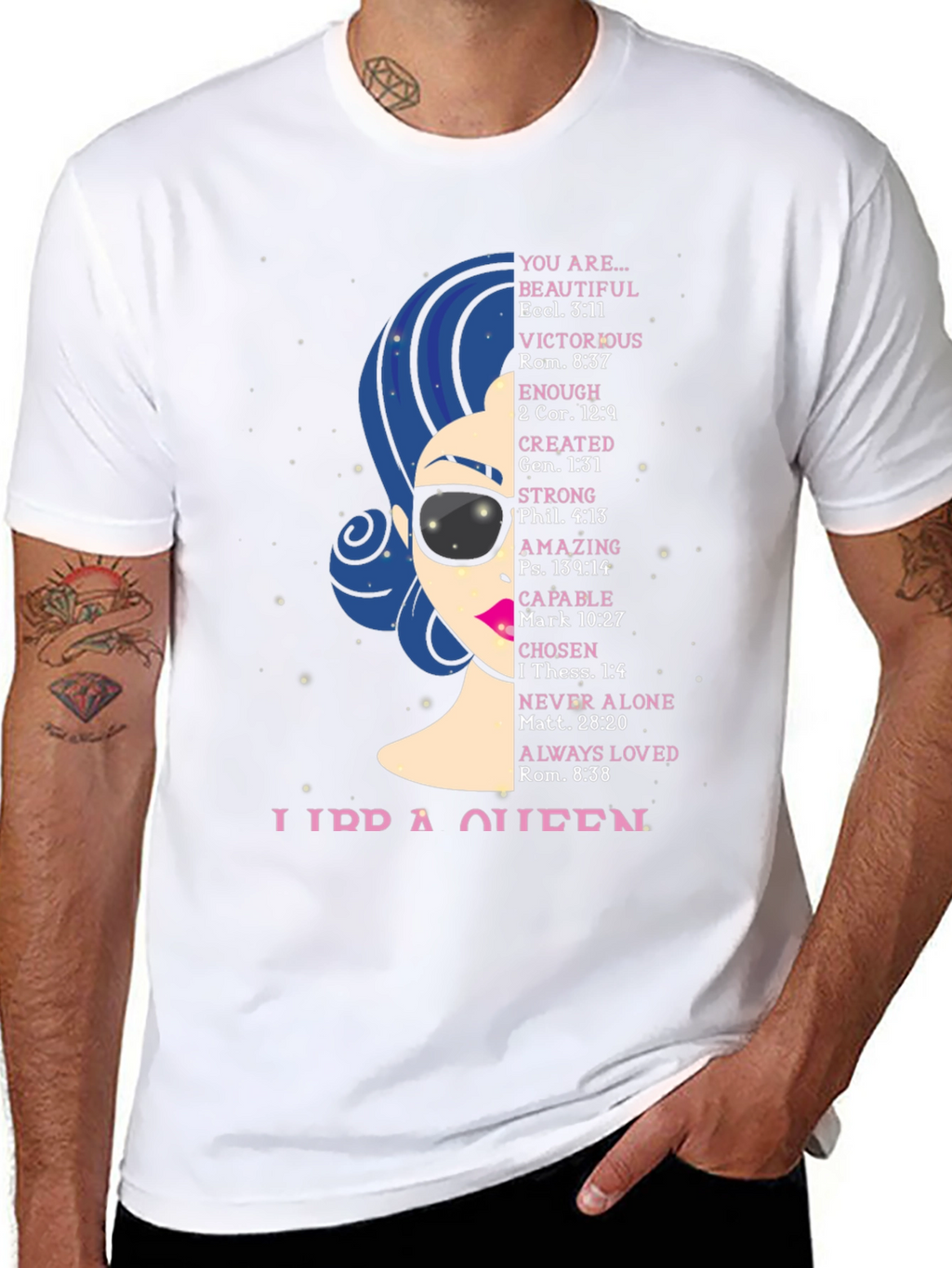 Libra Queen Graphic T-Shirt - Zodiac Birthday Gift