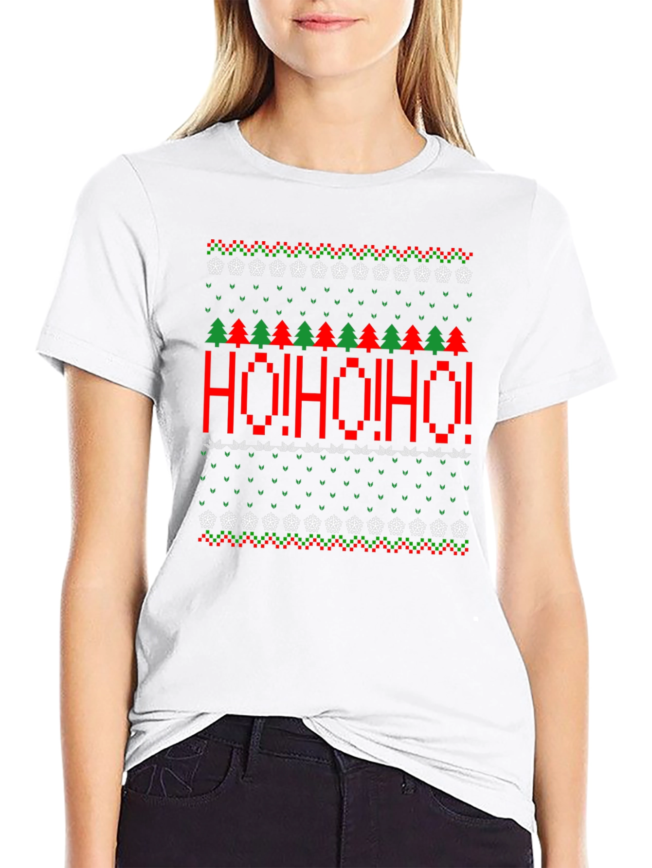 Ho! Ho! Ho! Ugly Christmas Sweater T-Shirt