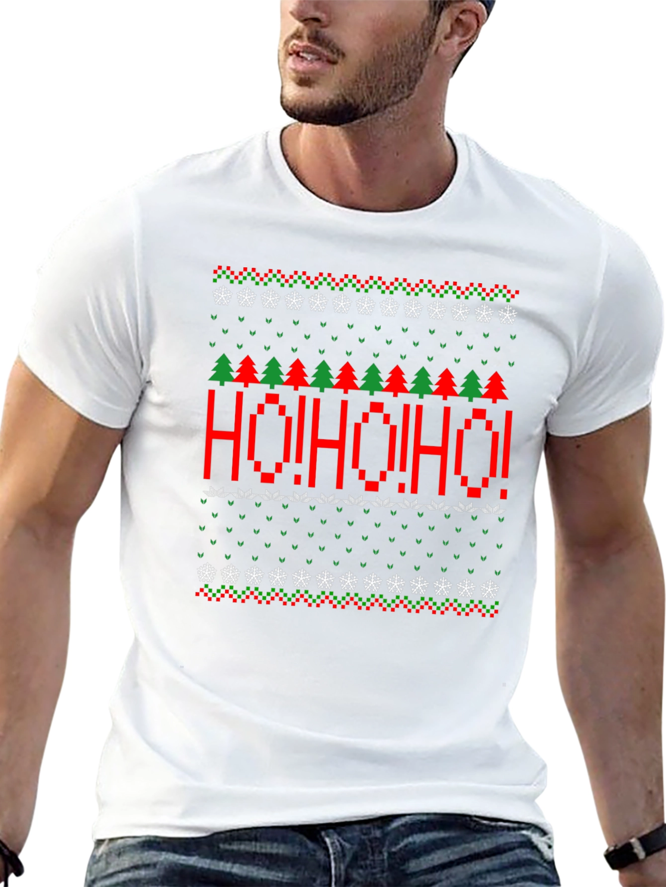 Ho! Ho! Ho! Ugly Christmas Sweater T-Shirt