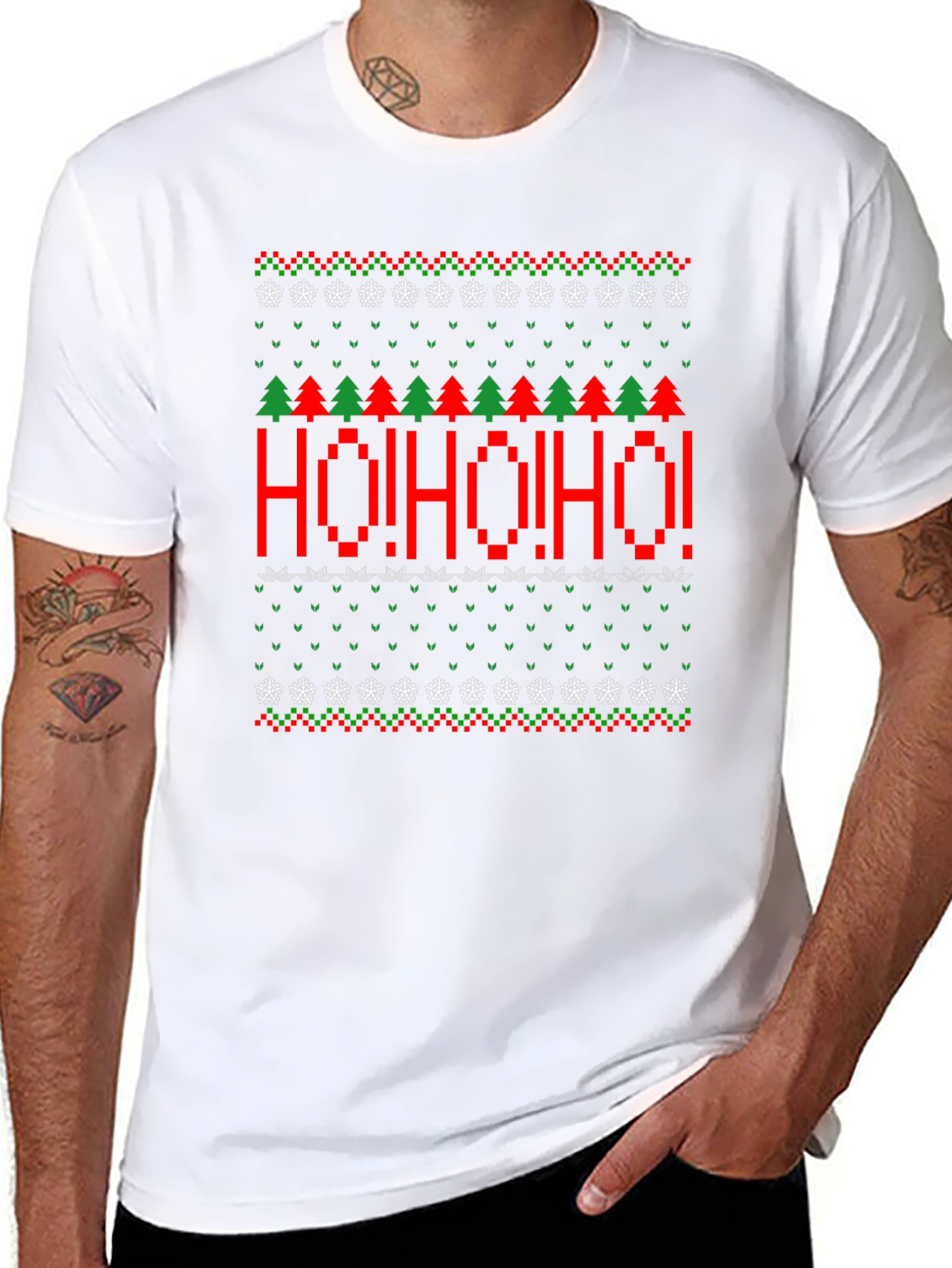 Ho! Ho! Ho! Ugly Christmas Sweater T-Shirt