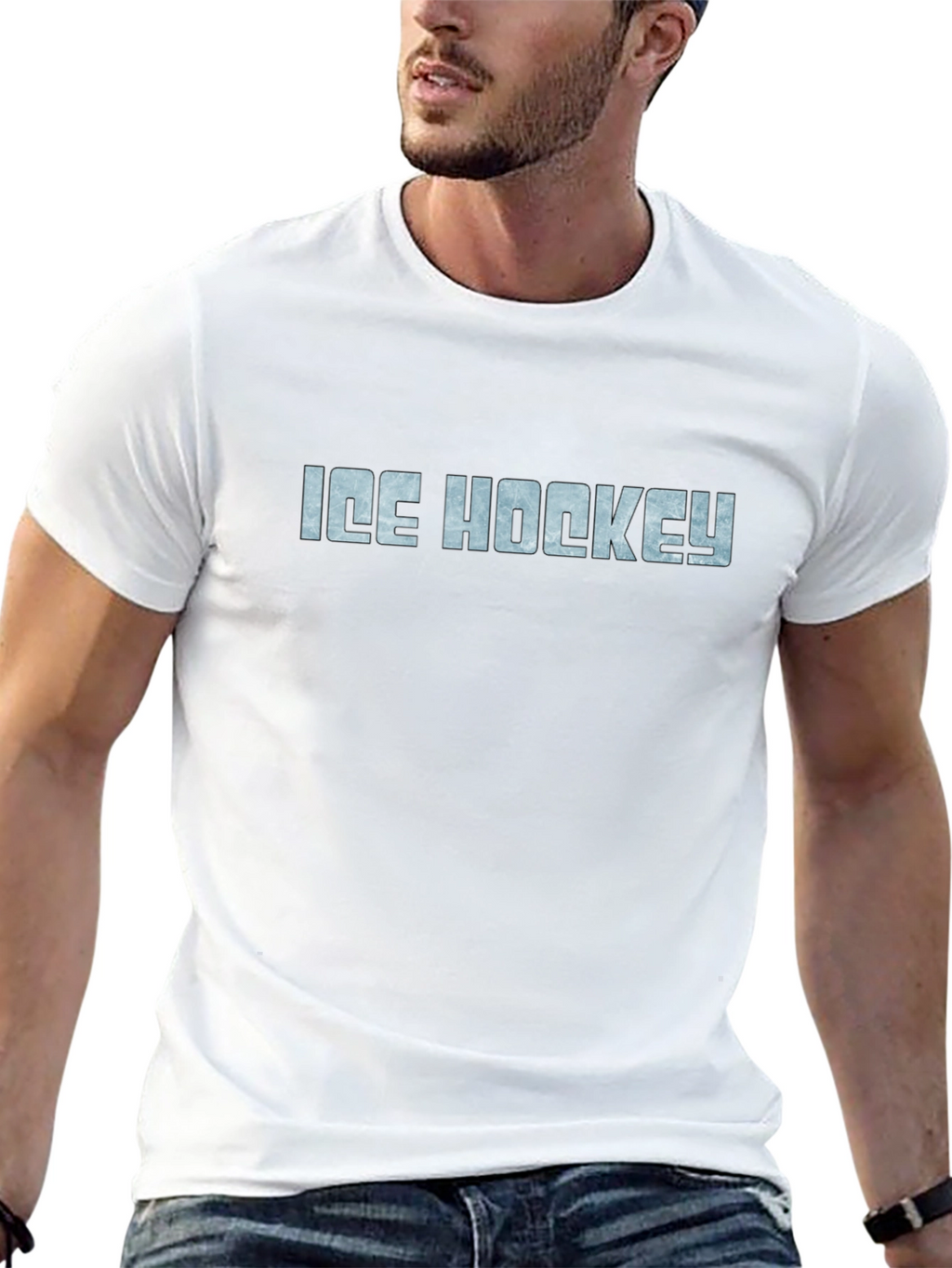 Ice Hockey Graphic T-Shirt - Cool Sports Tee