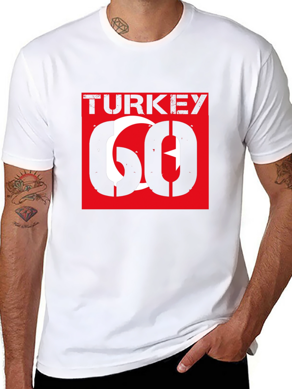 Turkey Flag Graphic Tee - Stylish Patriotic T-Shirt