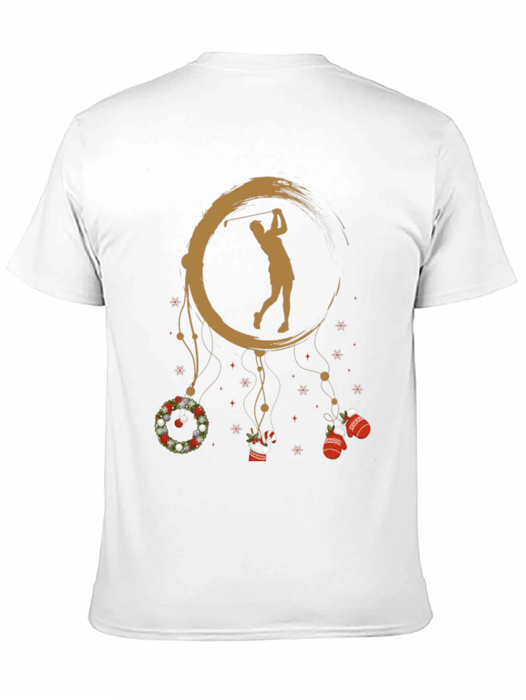 Golf Player Christmas T-Shirt