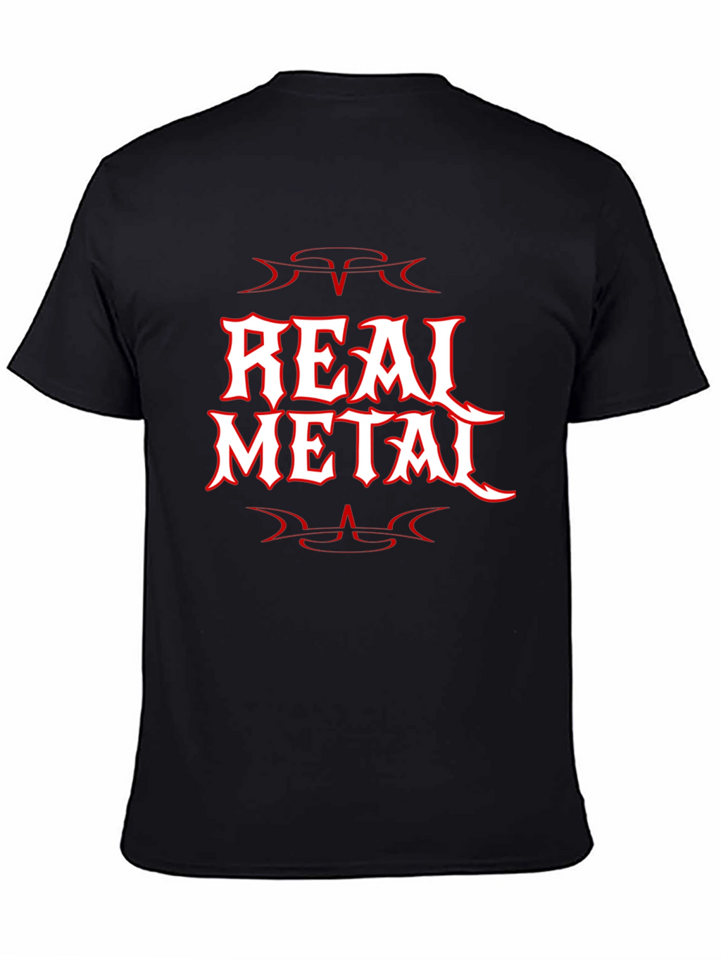 Real Metal Black T-Shirt - Graphic Tee