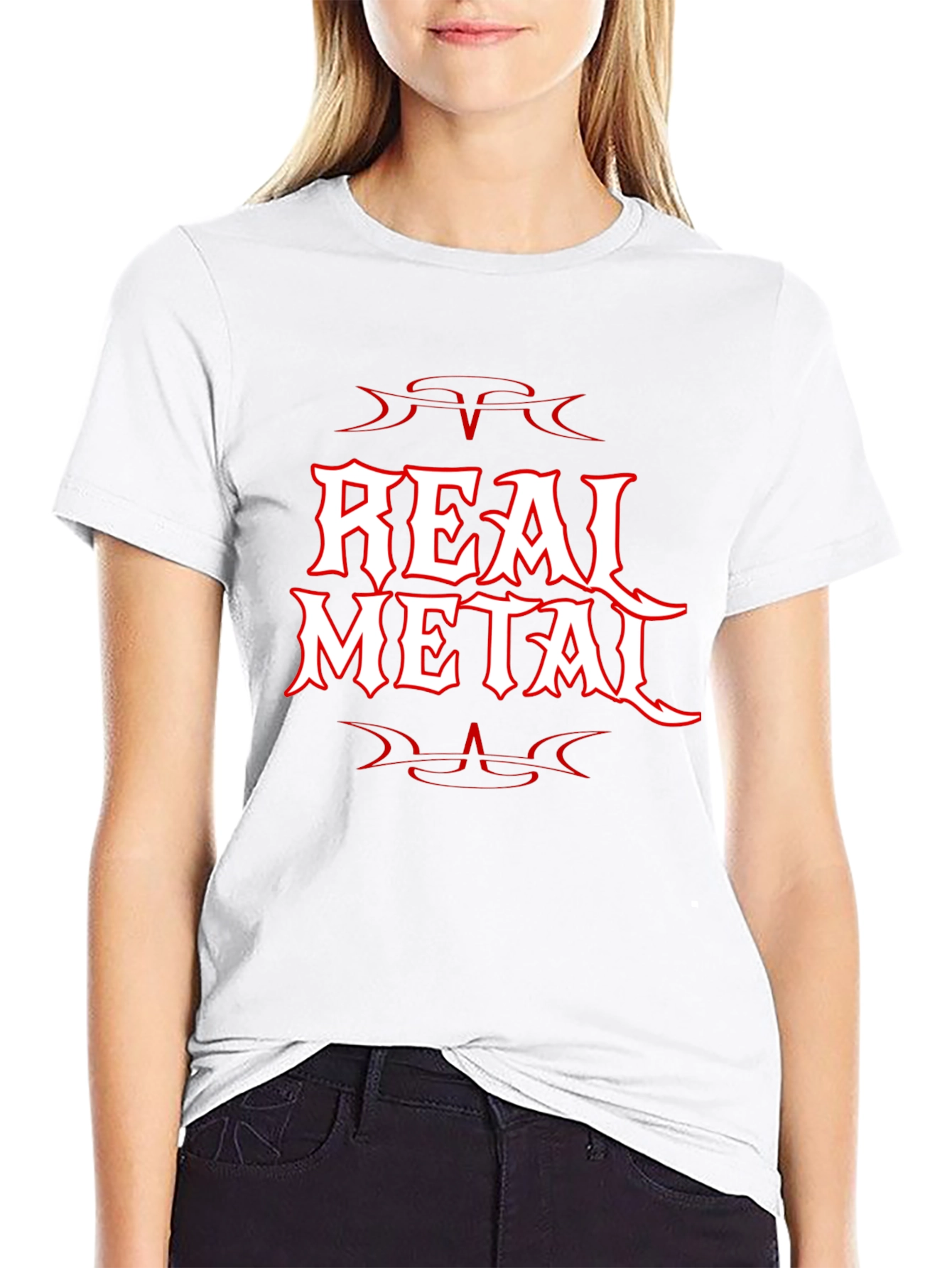 Real Metal Black T-Shirt - Graphic Tee