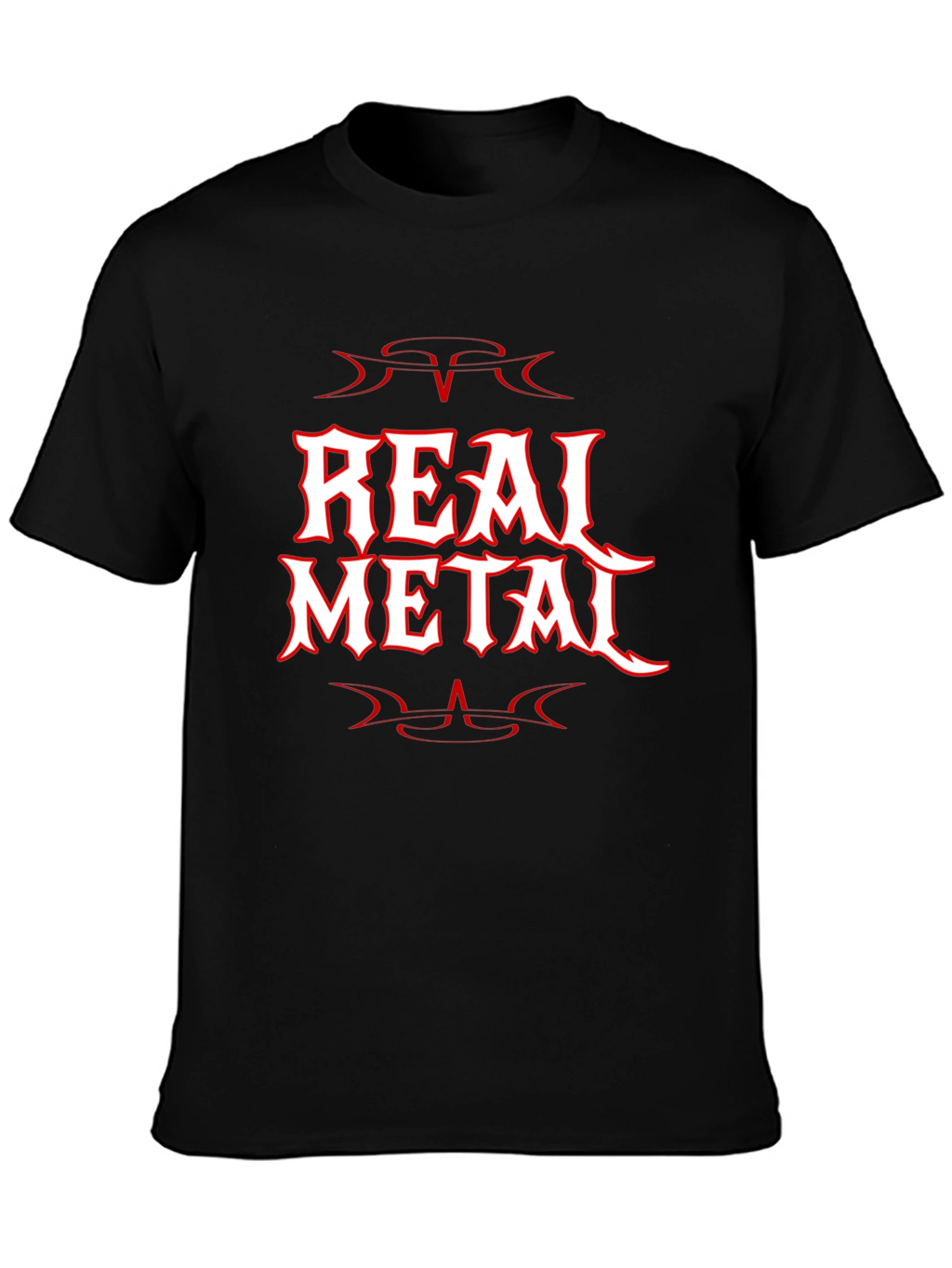 Real Metal Black T-Shirt - Graphic Tee