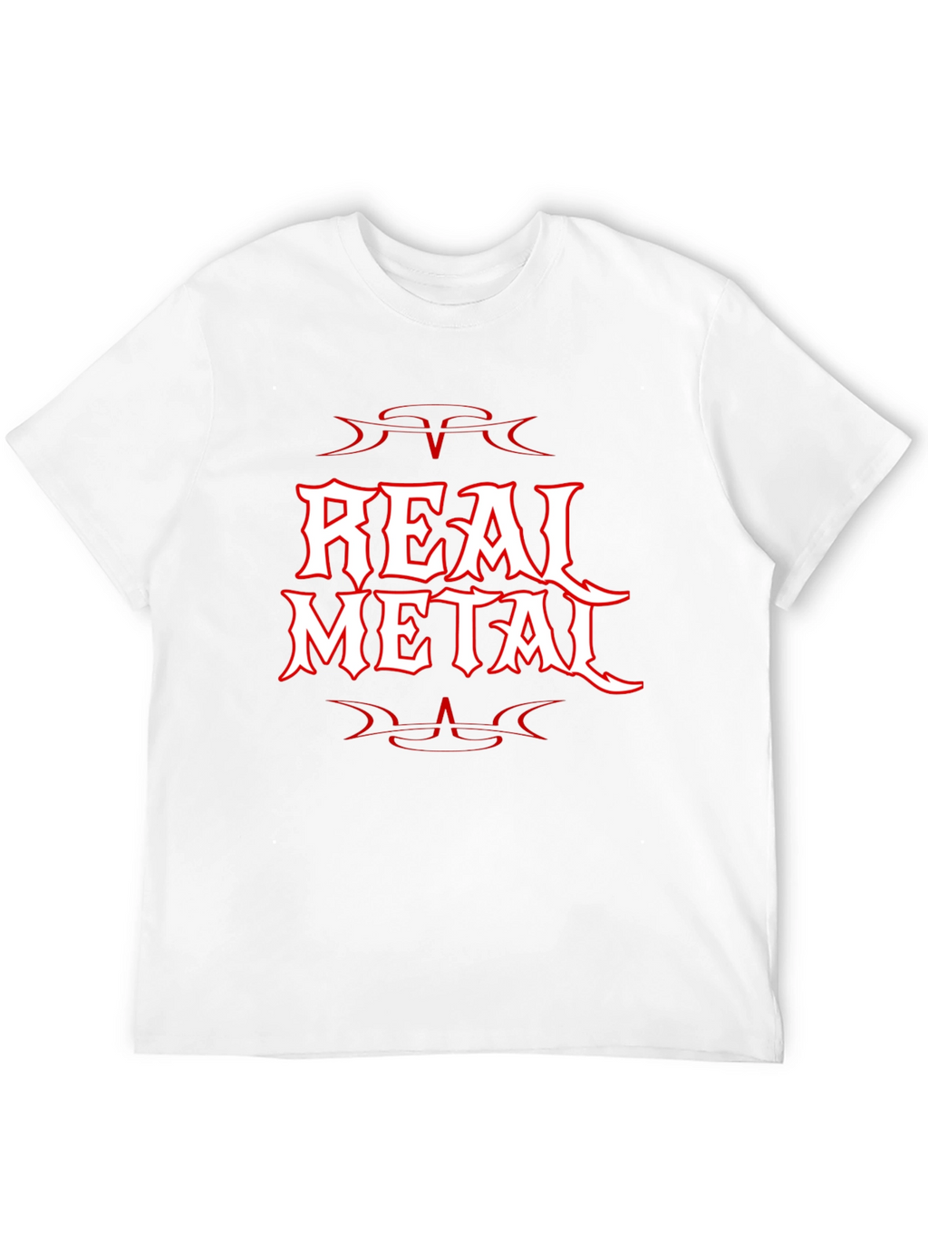 Real Metal Black T-Shirt - Graphic Tee
