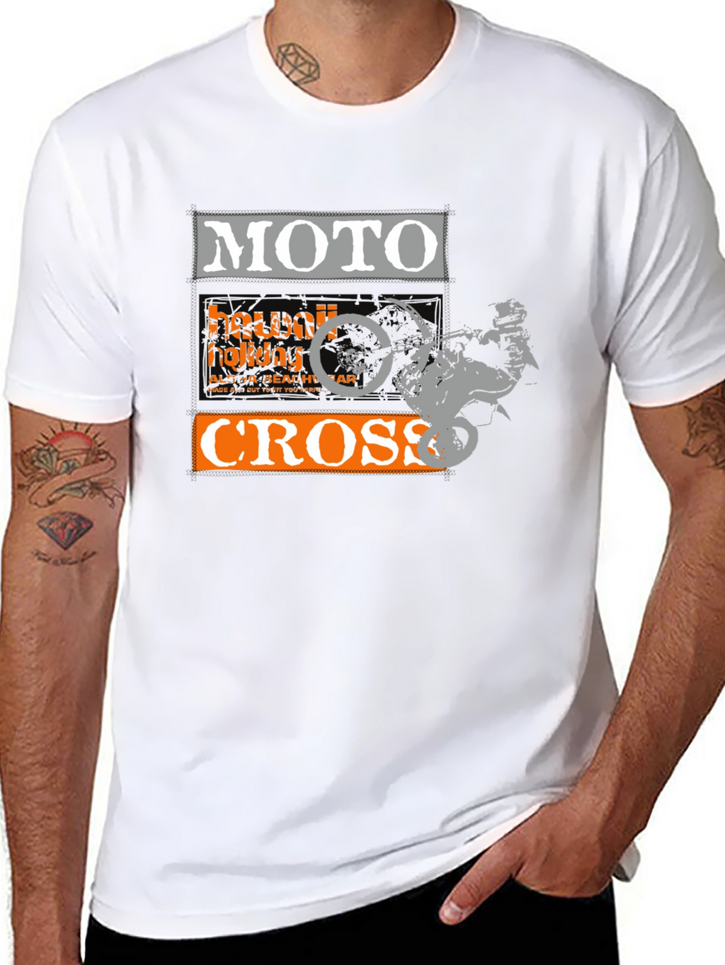MotoCross Graphic T-Shirt - Rider Design