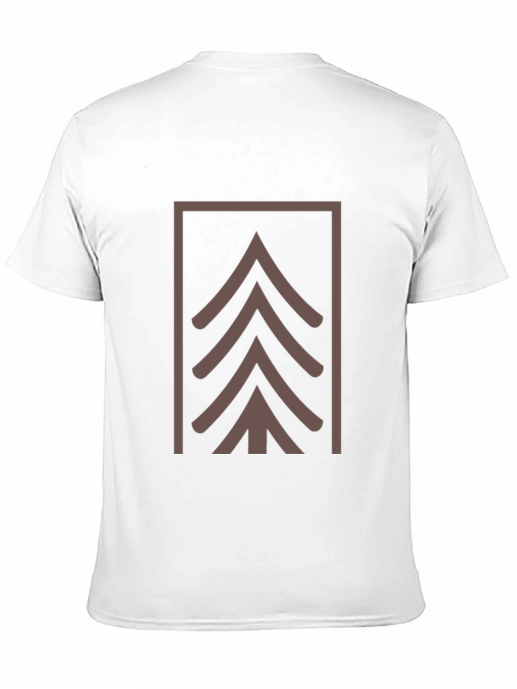 Geometric Tree Graphic Tee - Modern Style
