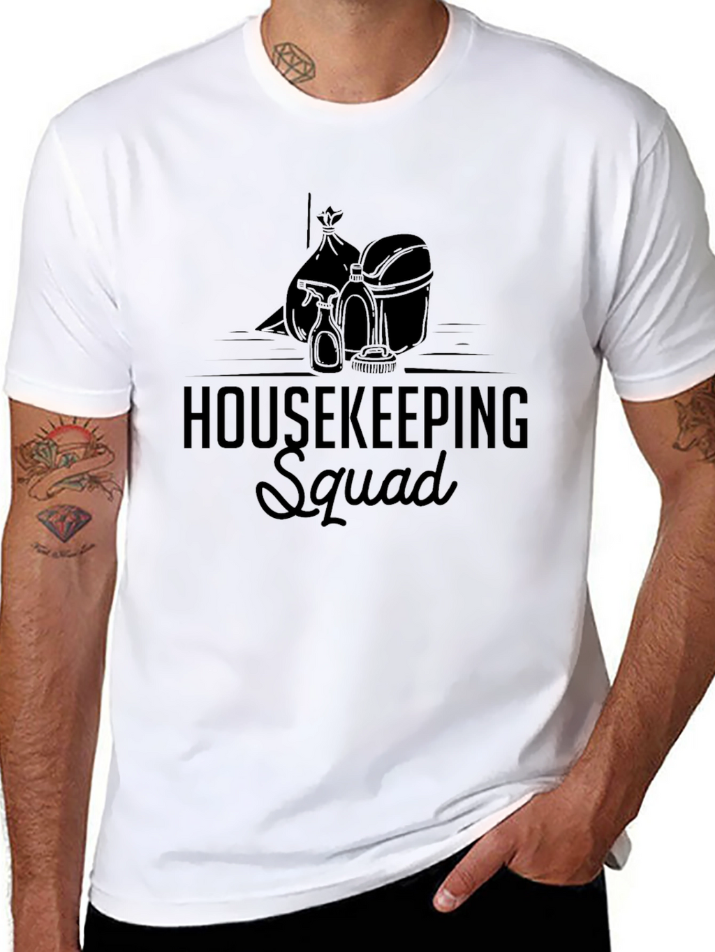 Housekeeping Squad T-Shirt Cleaning Crew Gift