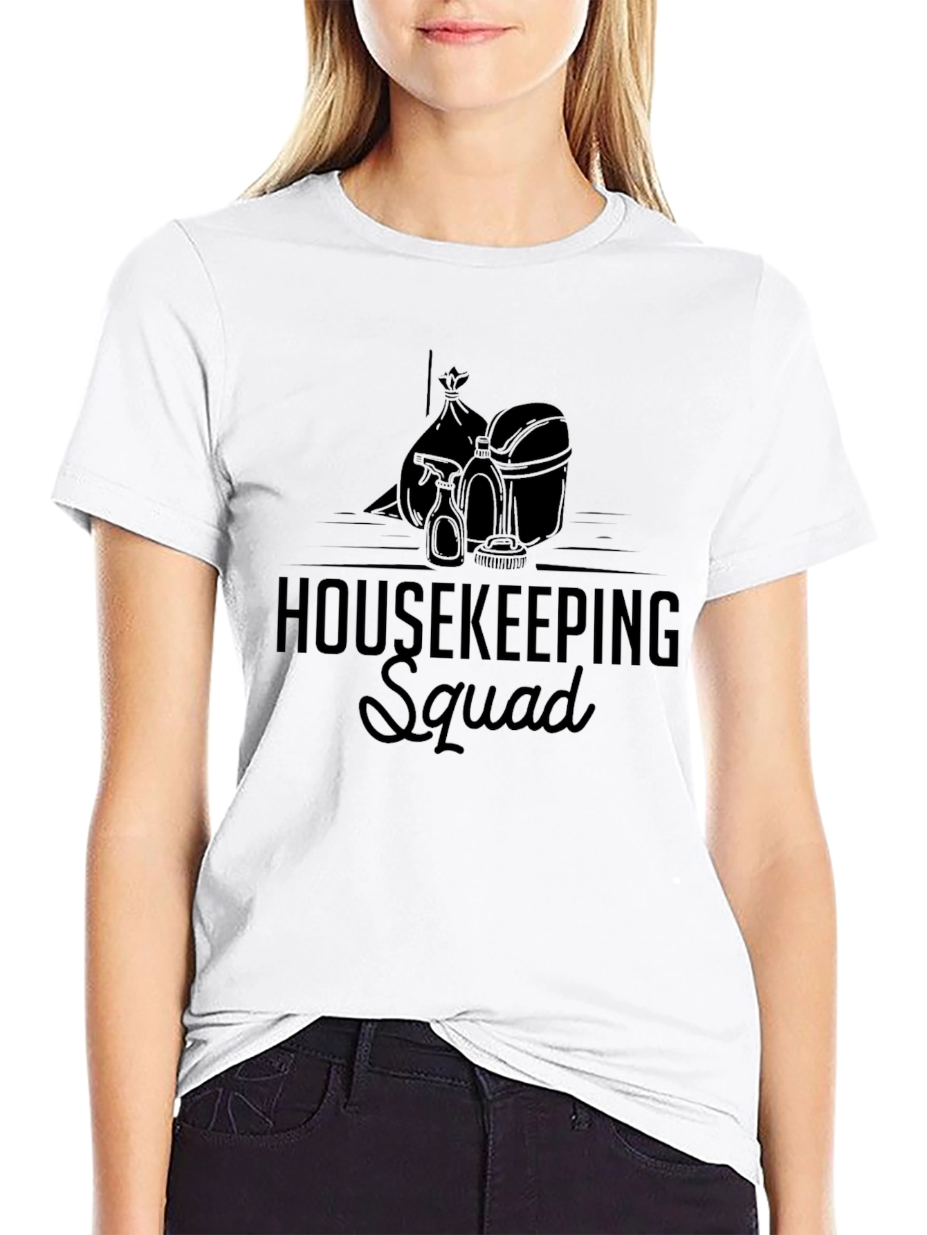 Housekeeping Squad T-Shirt Cleaning Crew Gift
