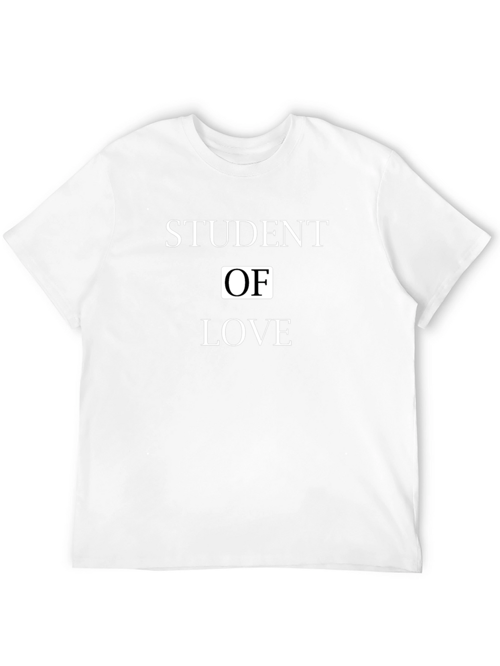 Student of Love Black T-Shirt
