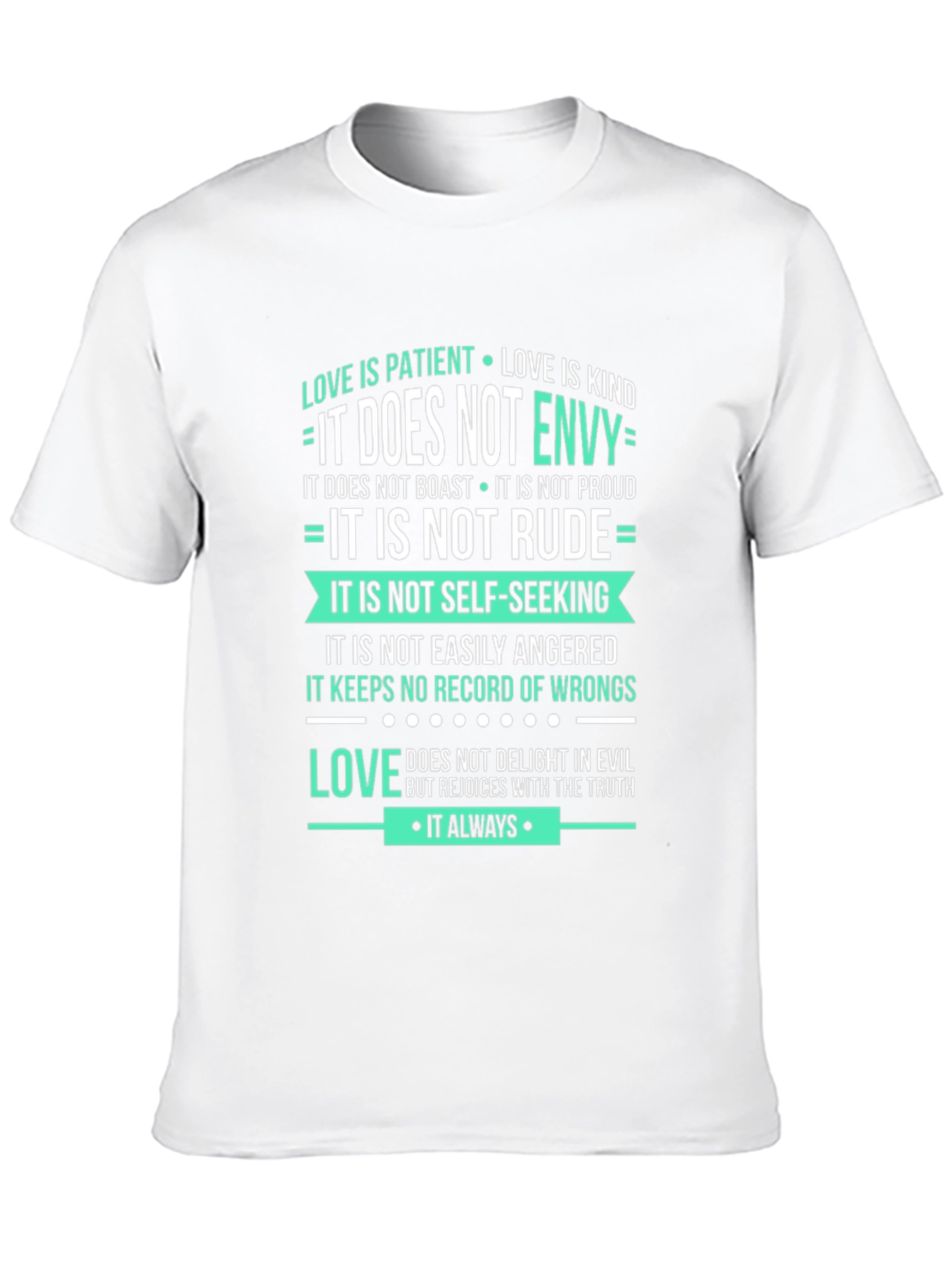 Love Is Patient Graphic Tee - Unisex Black Shirt