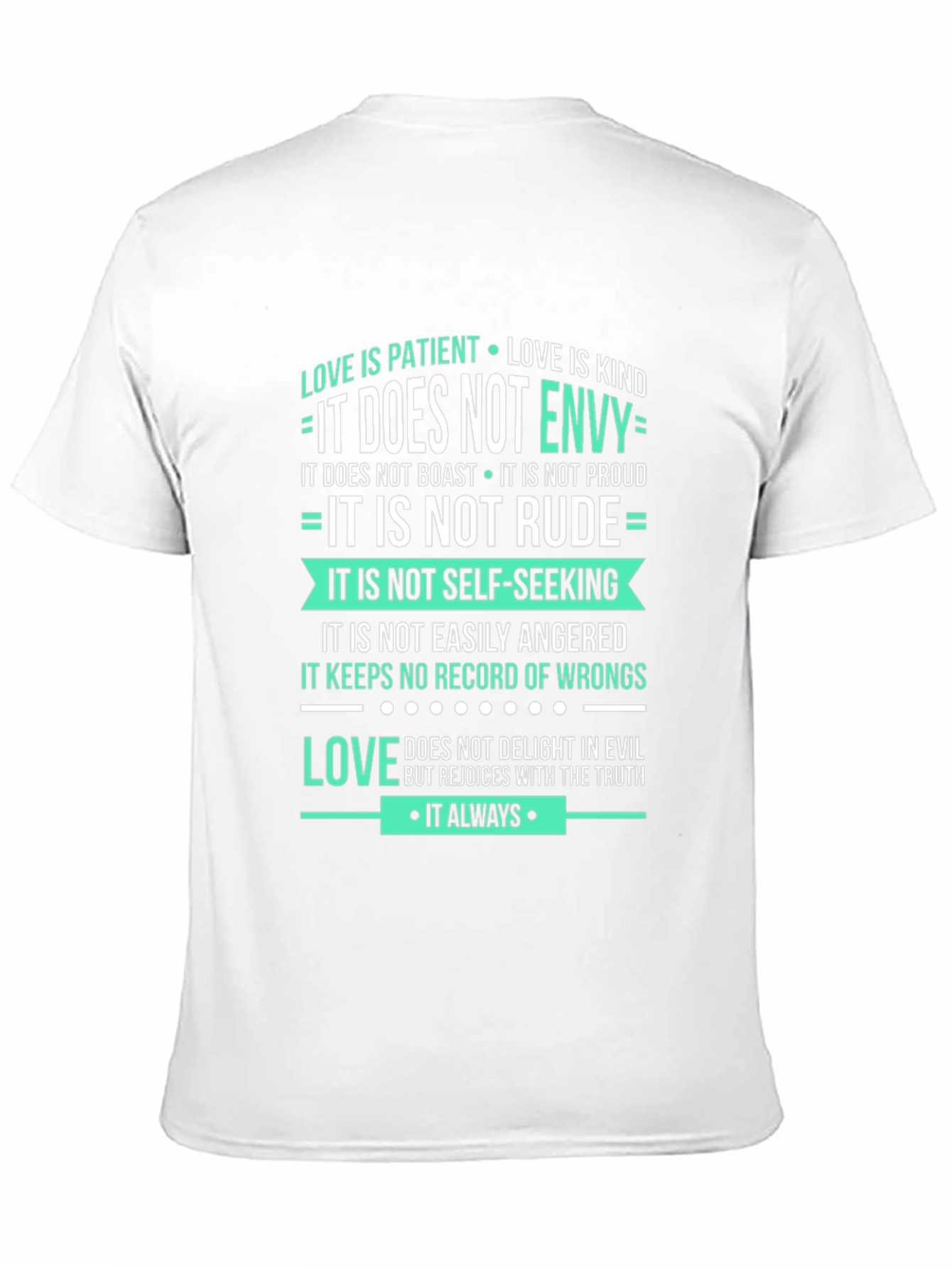 Love Is Patient Graphic Tee - Unisex Black Shirt