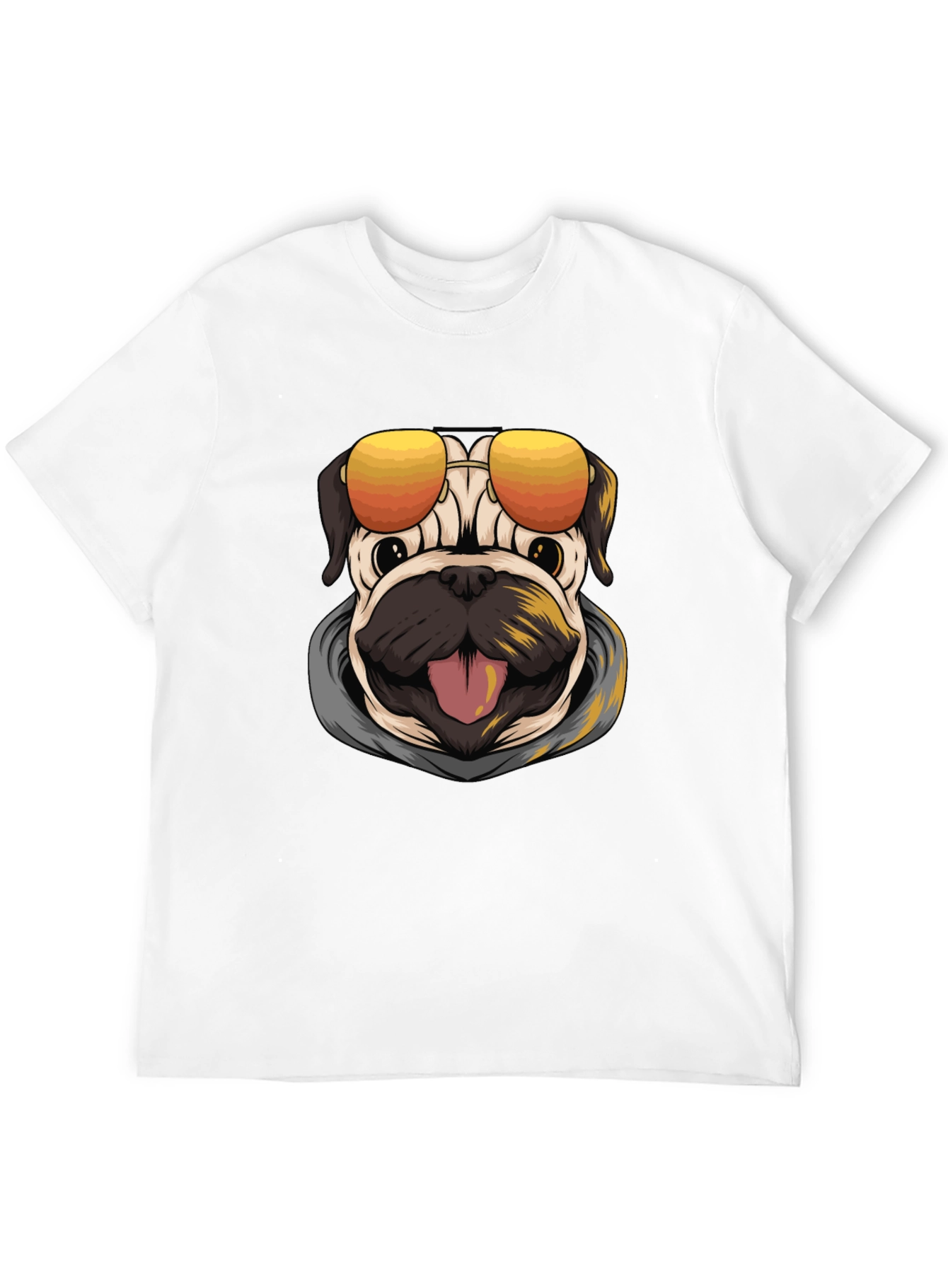 Cool Pug Graphic T-Shirt