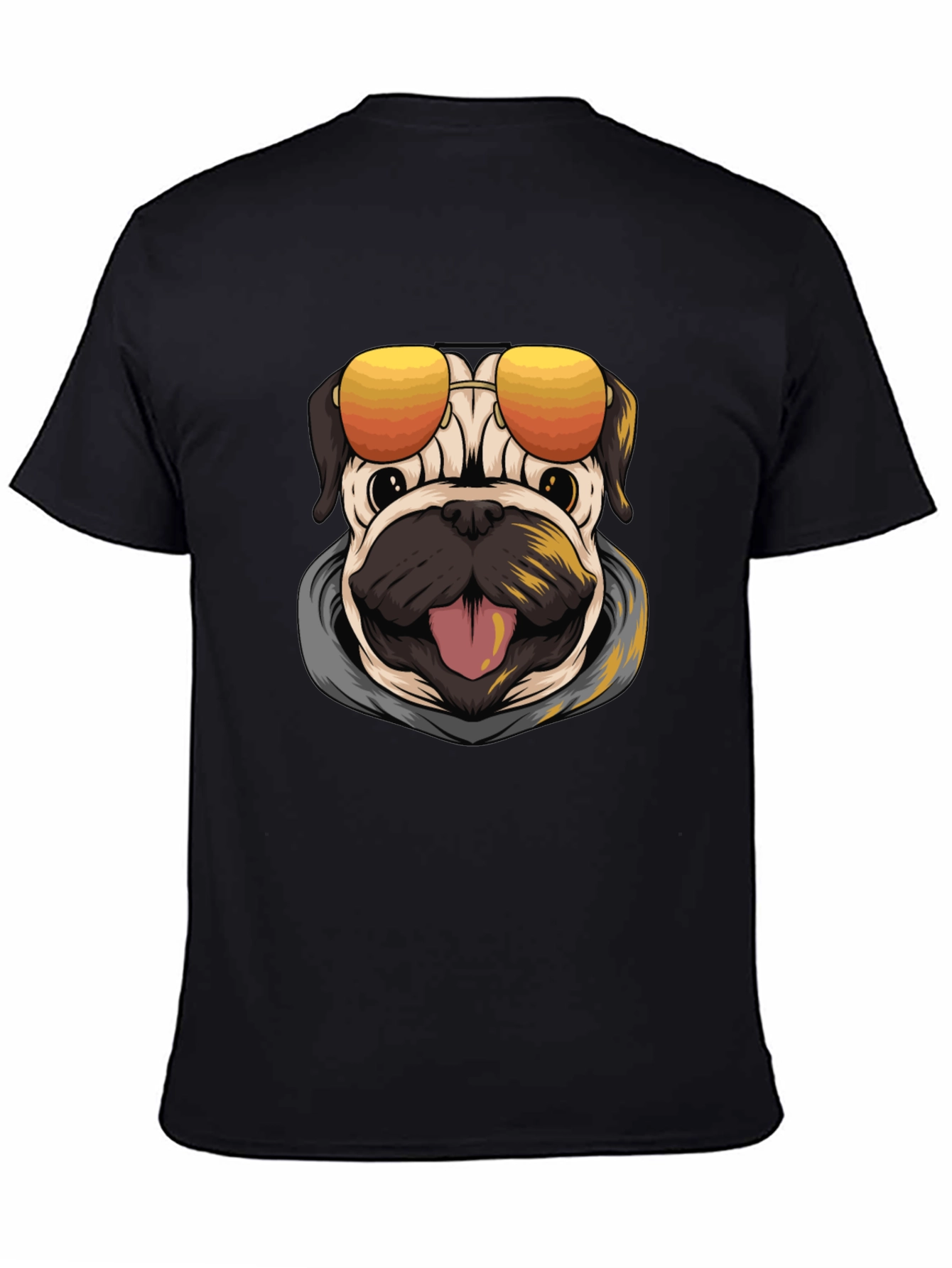 Cool Pug Graphic T-Shirt
