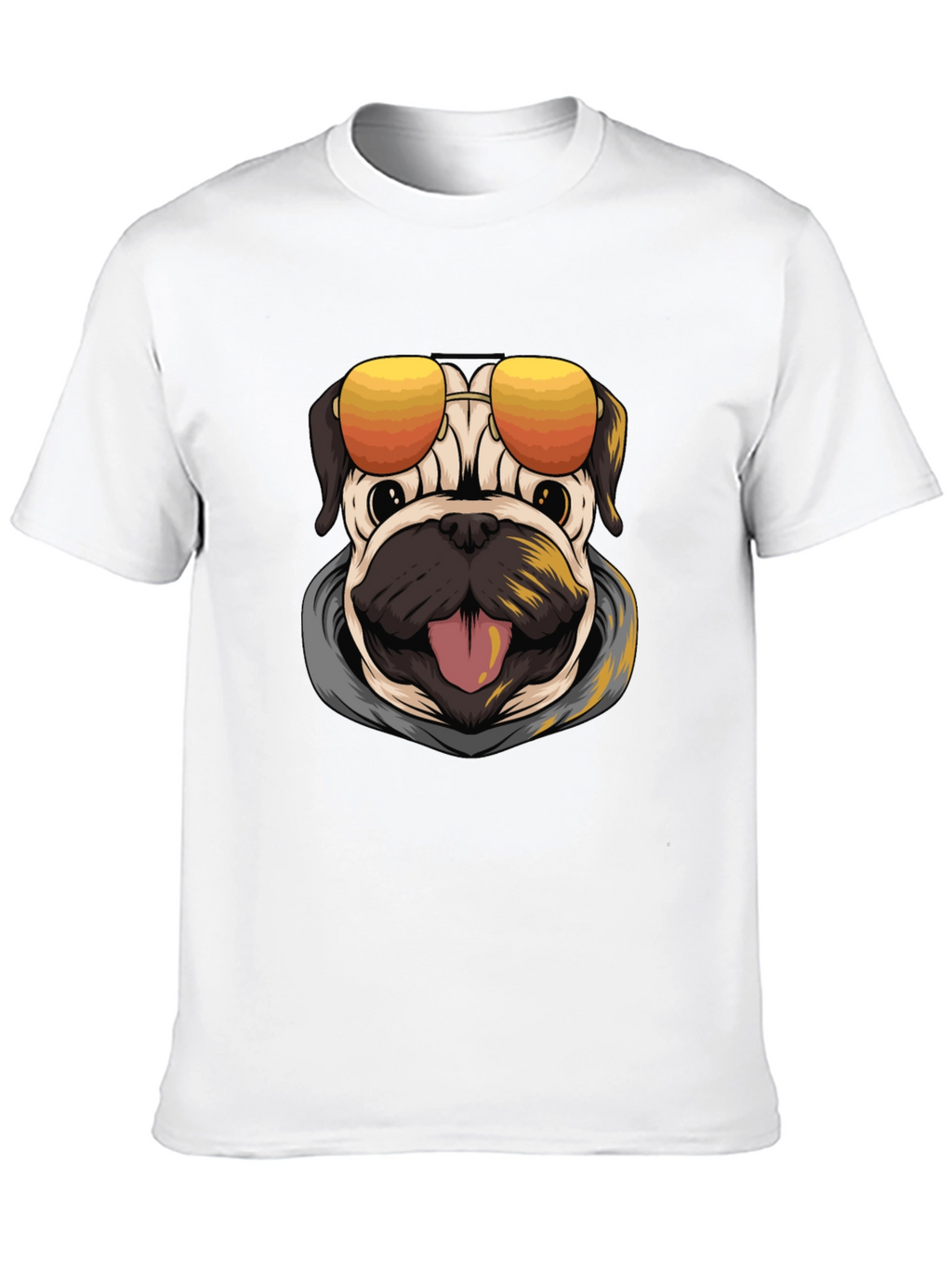 Cool Pug Graphic T-Shirt