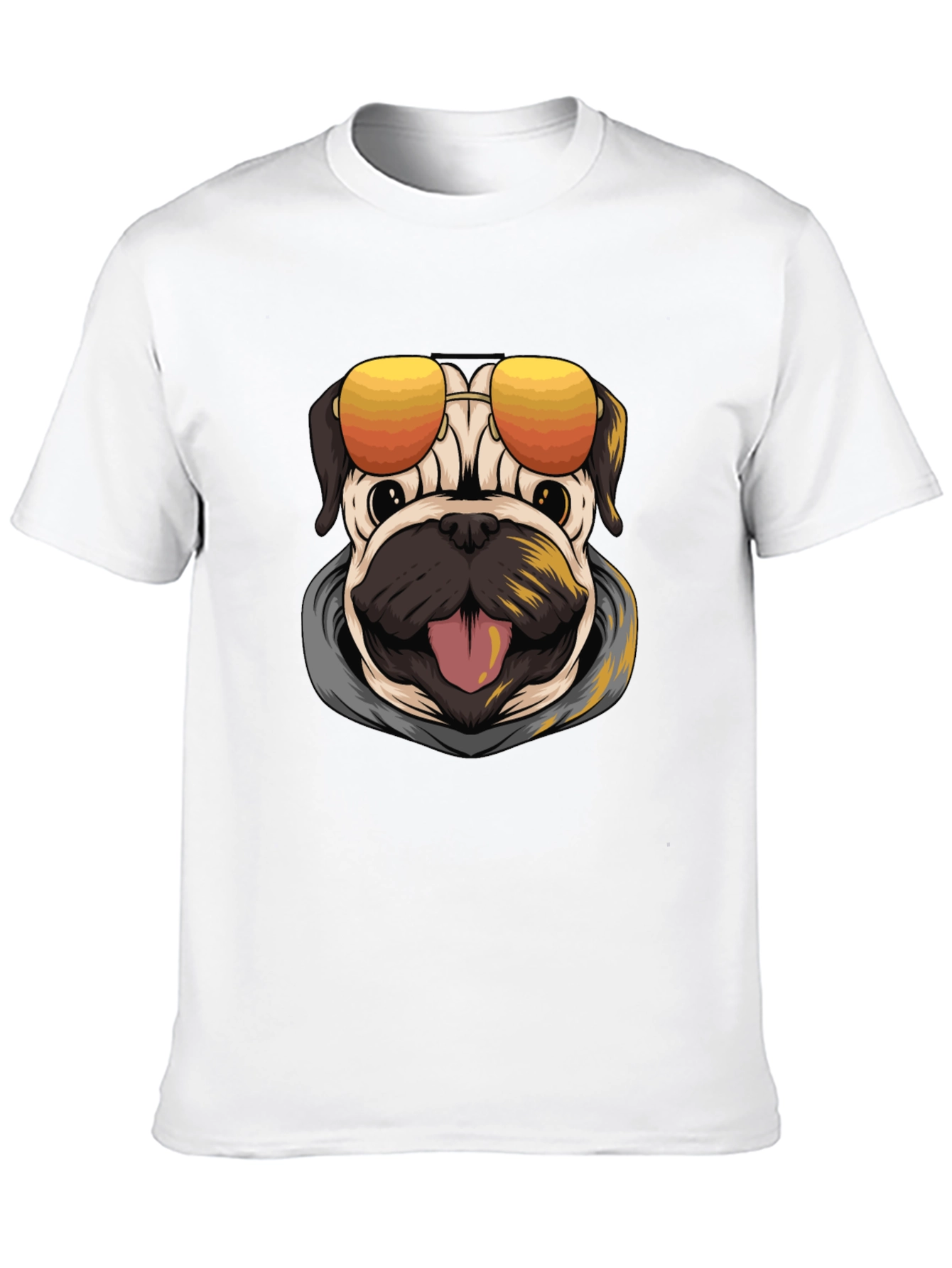 Cool Pug Graphic T-Shirt