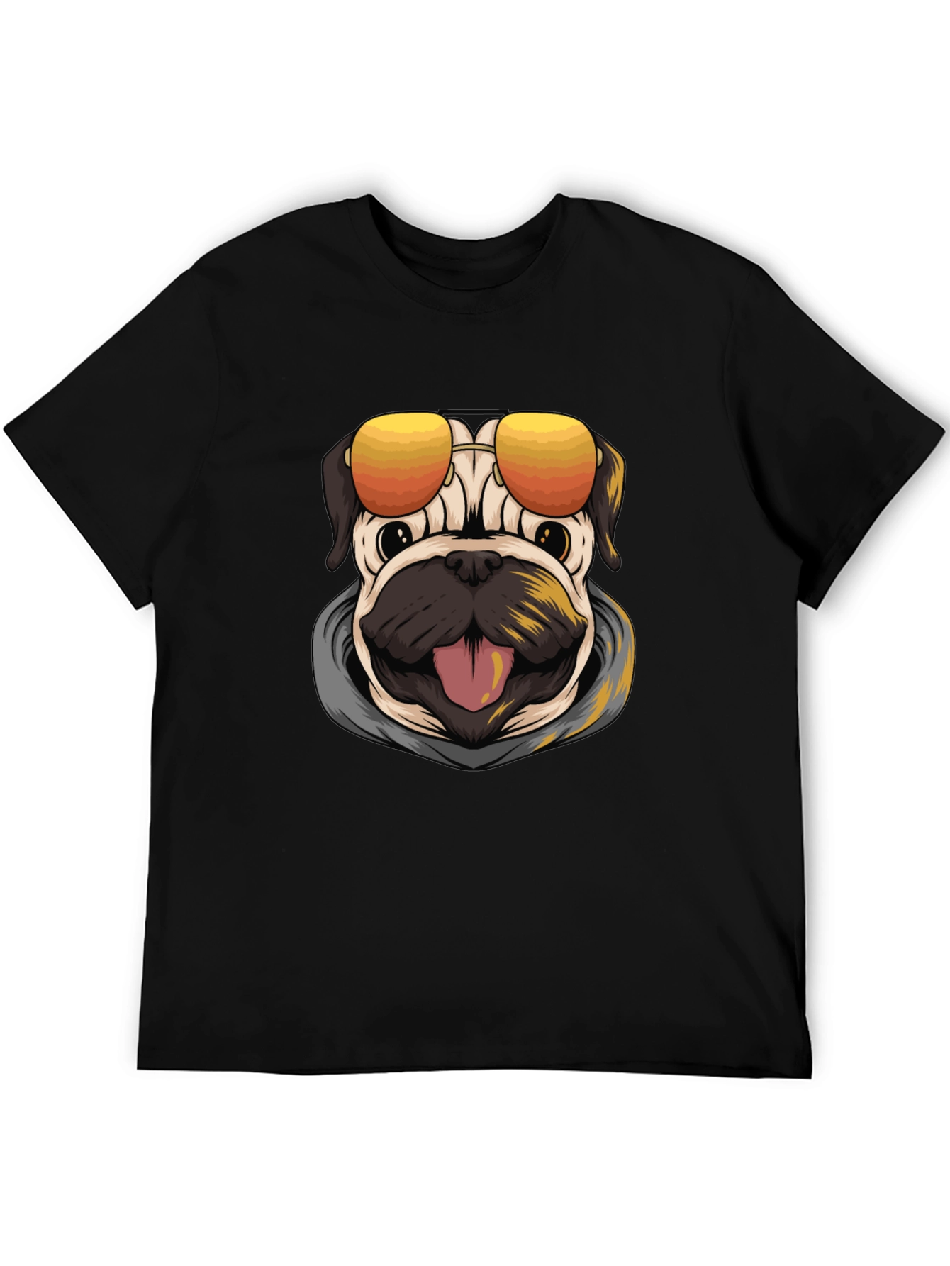 Cool Pug Graphic T-Shirt
