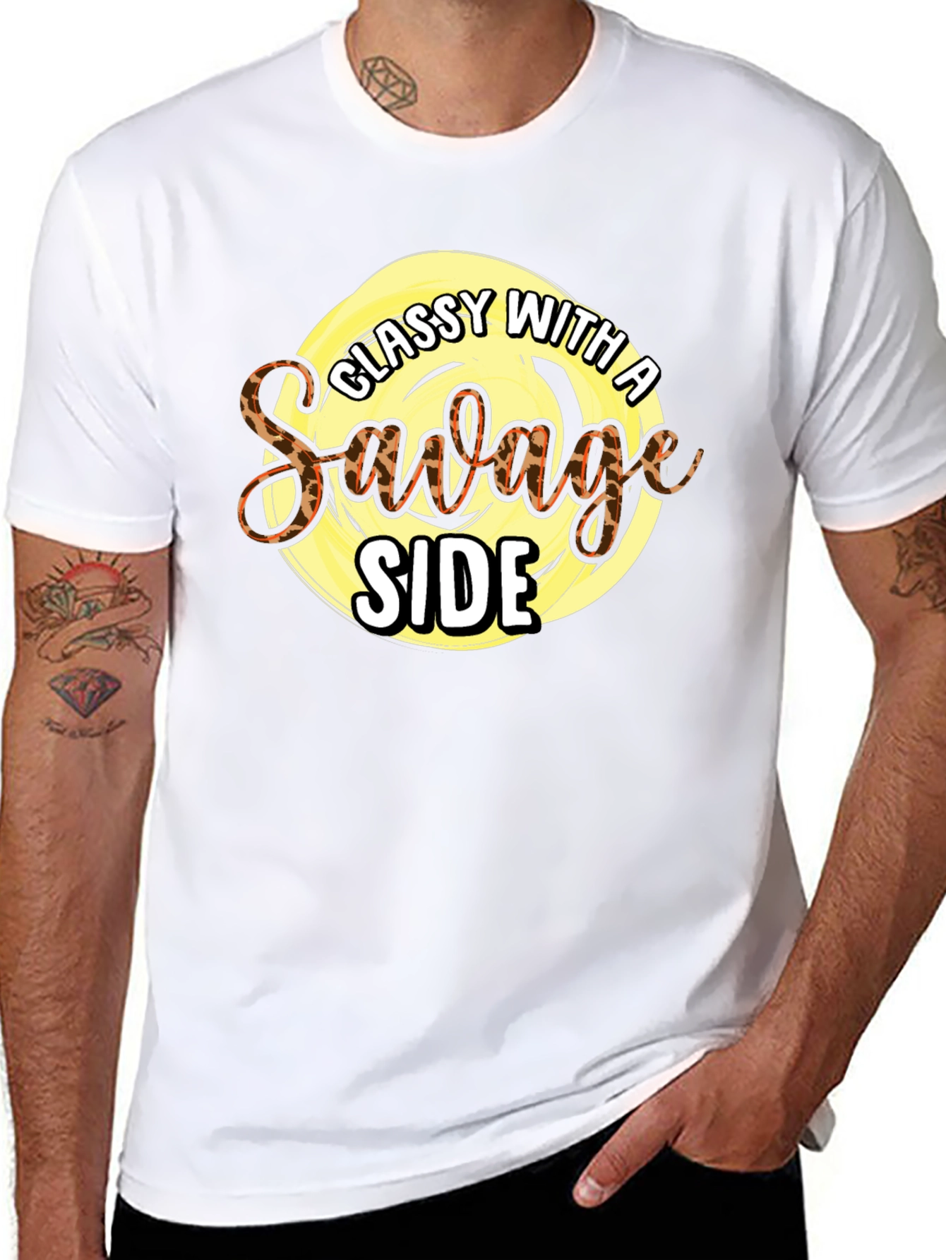 Classy with a Savage Side Graphic Tee