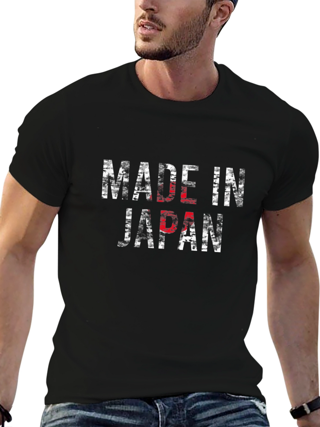 Made in Japan Graphic Black T-Shirt