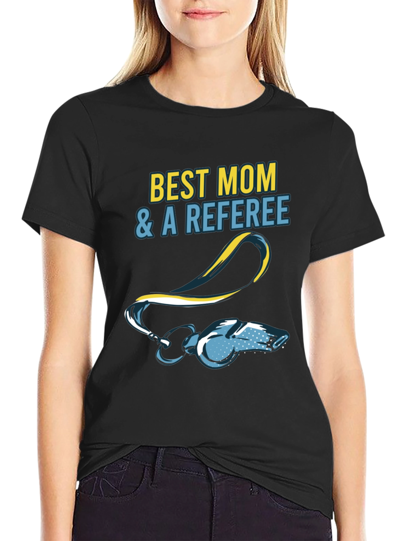Best Mom & a Referee T-Shirt