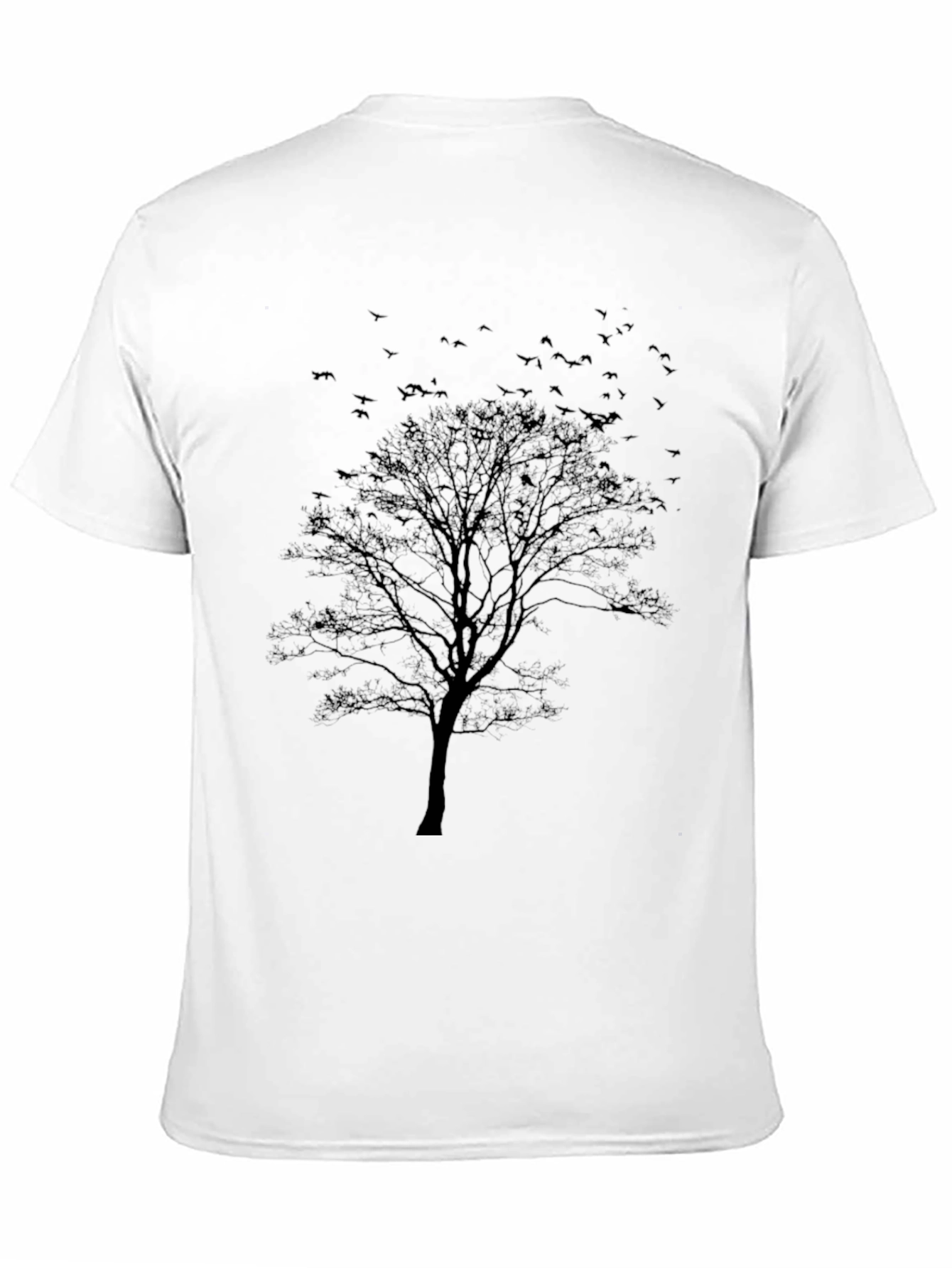 Dark Tree Graphic Tee - Mens Black T-Shirt