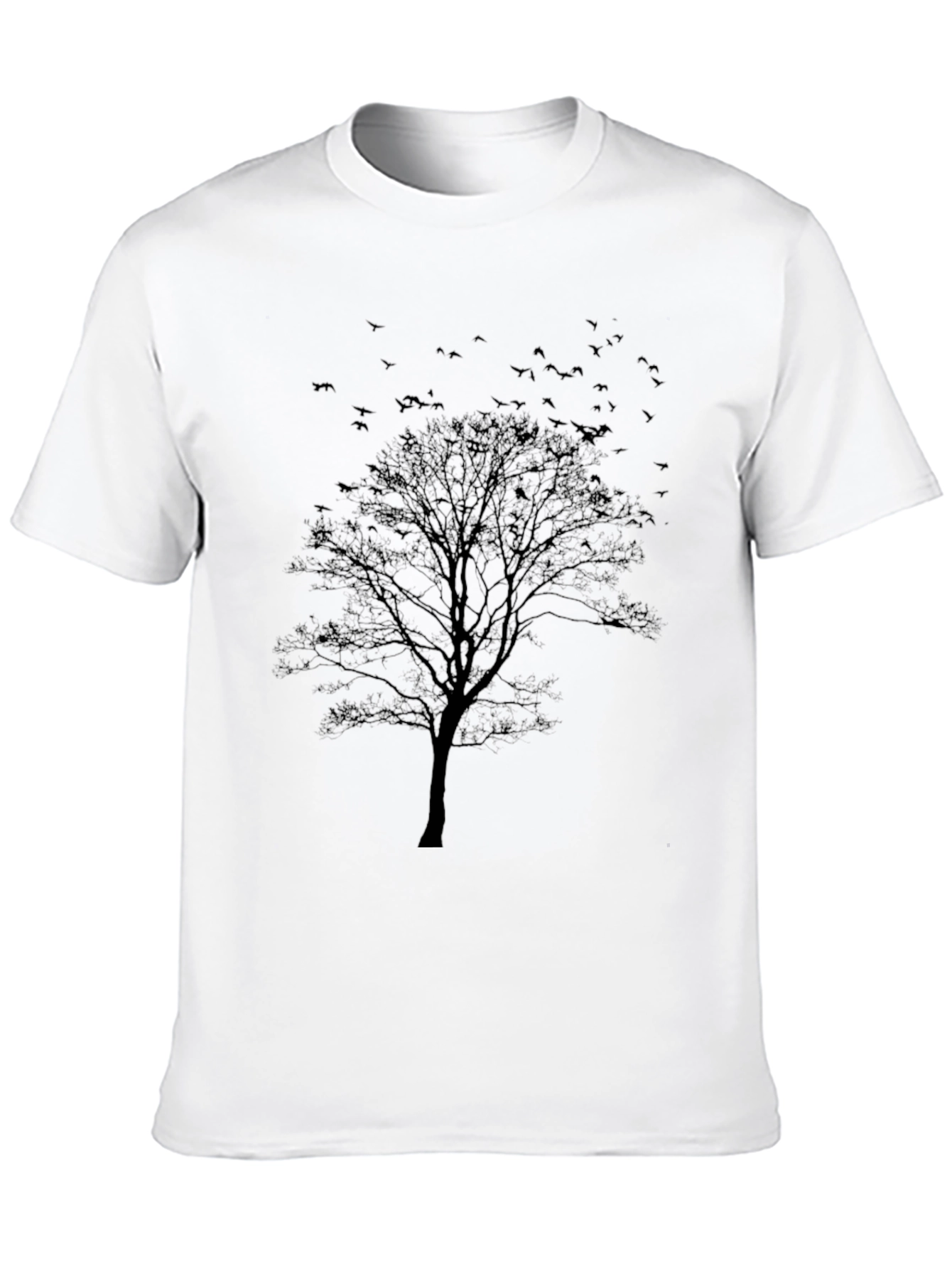 Dark Tree Graphic Tee - Mens Black T-Shirt