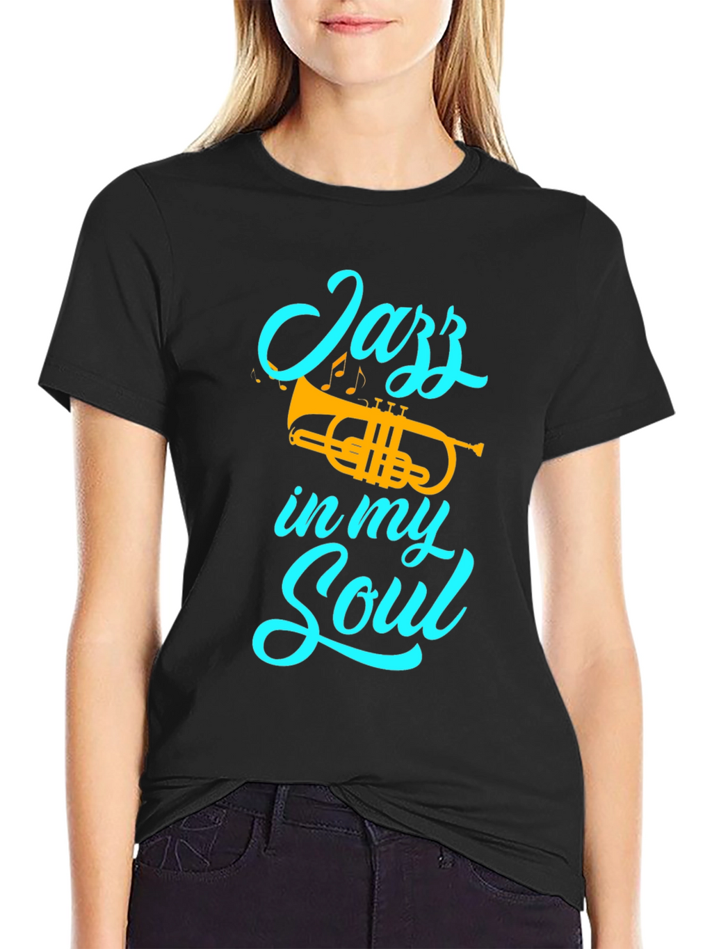 Jazz in my Soul T-Shirt - Trumpet Graphic Tee